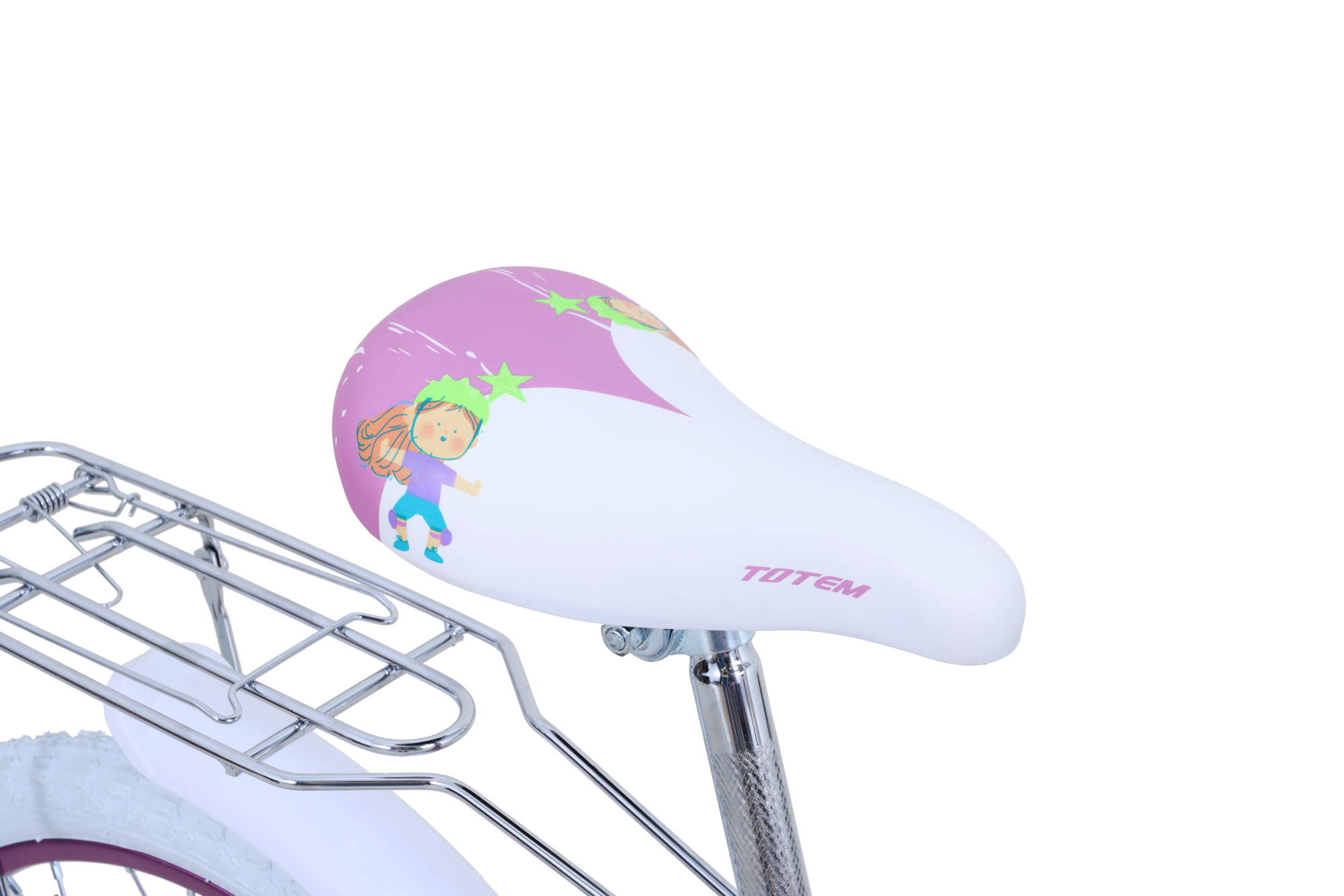 BICICLETA TOTEM INFANTIL ARO 20 MISS LILLY ROSA-2