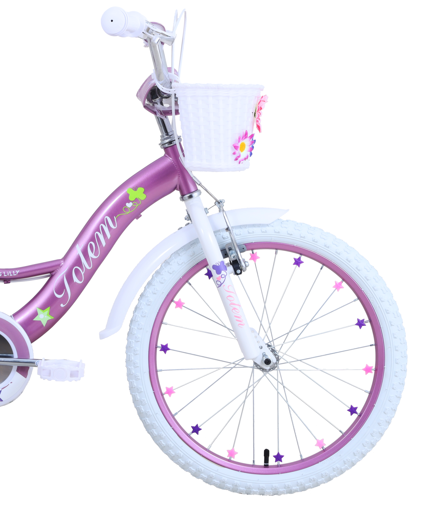 BICICLETA TOTEM INFANTIL ARO 20 MISS LILLY ROSA-4