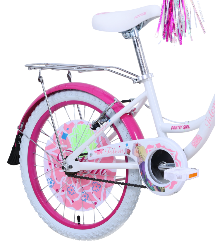 BICICLETA TOTEM INFANTIL ARO 20 PRETTY GIRL BLANCO-2