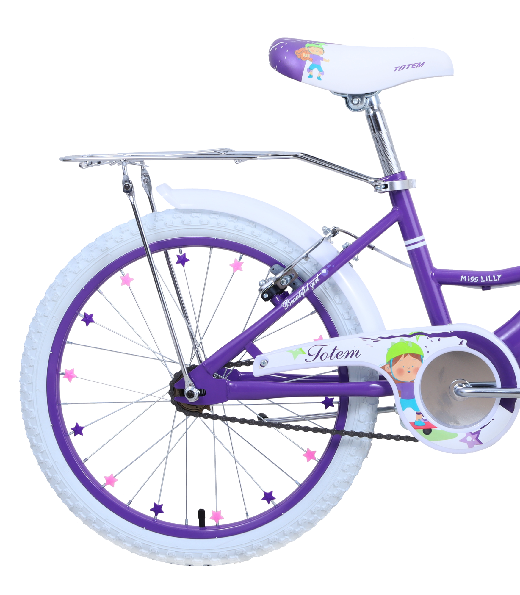 BICICLETA TOTEM INFANTIL ARO 20 MISS LILLY VIOLETA-3
