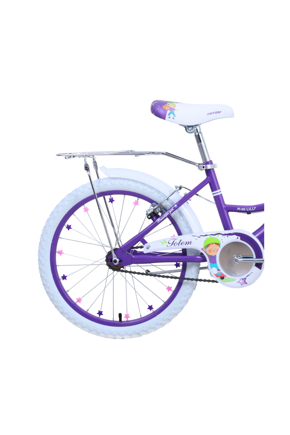 BICICLETA TOTEM INFANTIL ARO 20 MISS LILLY VIOLETA-2