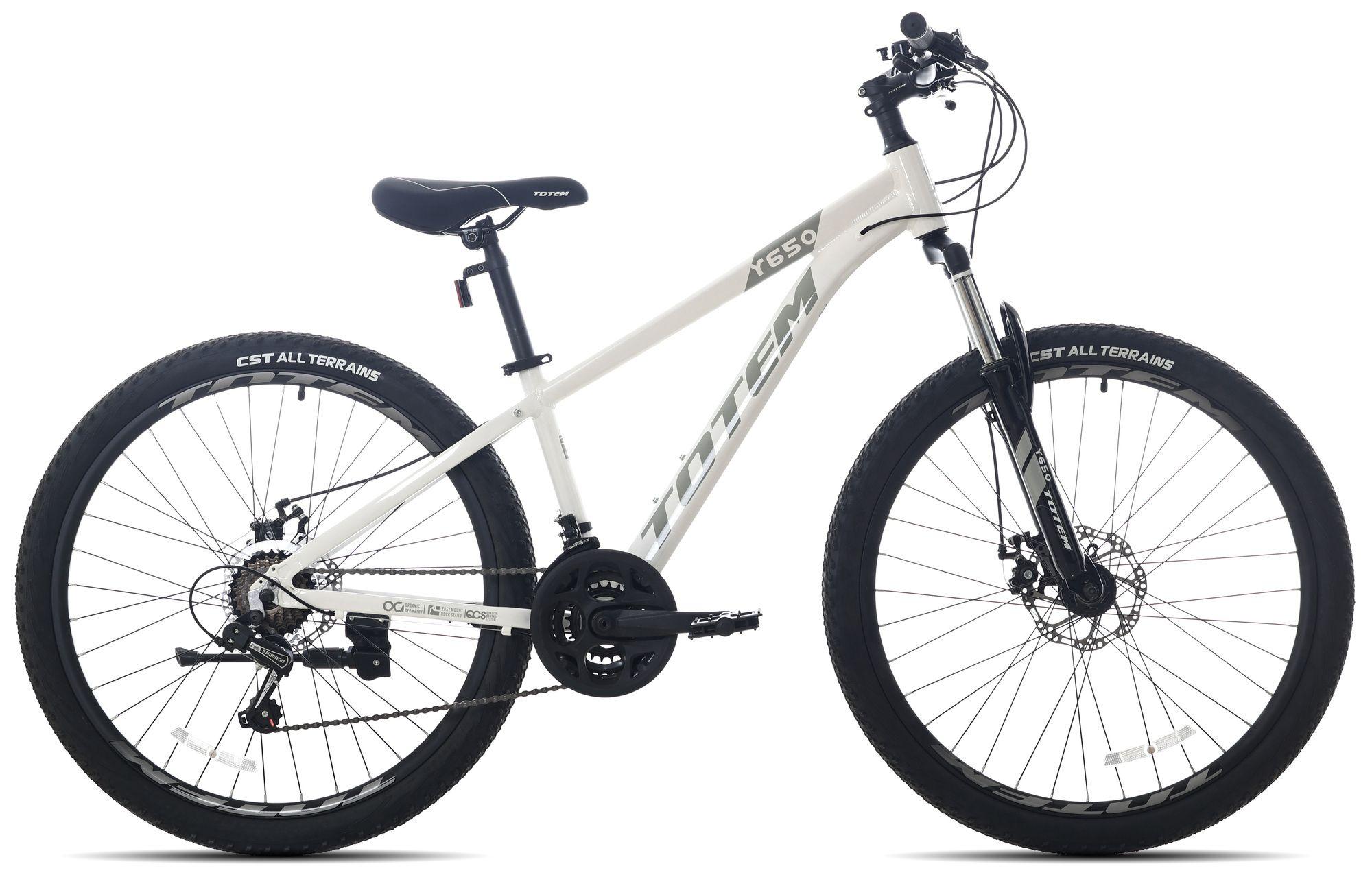 BICICLETA TOTEM MTB ARO 26 MODELO Y650 BLANCO GRIS-0