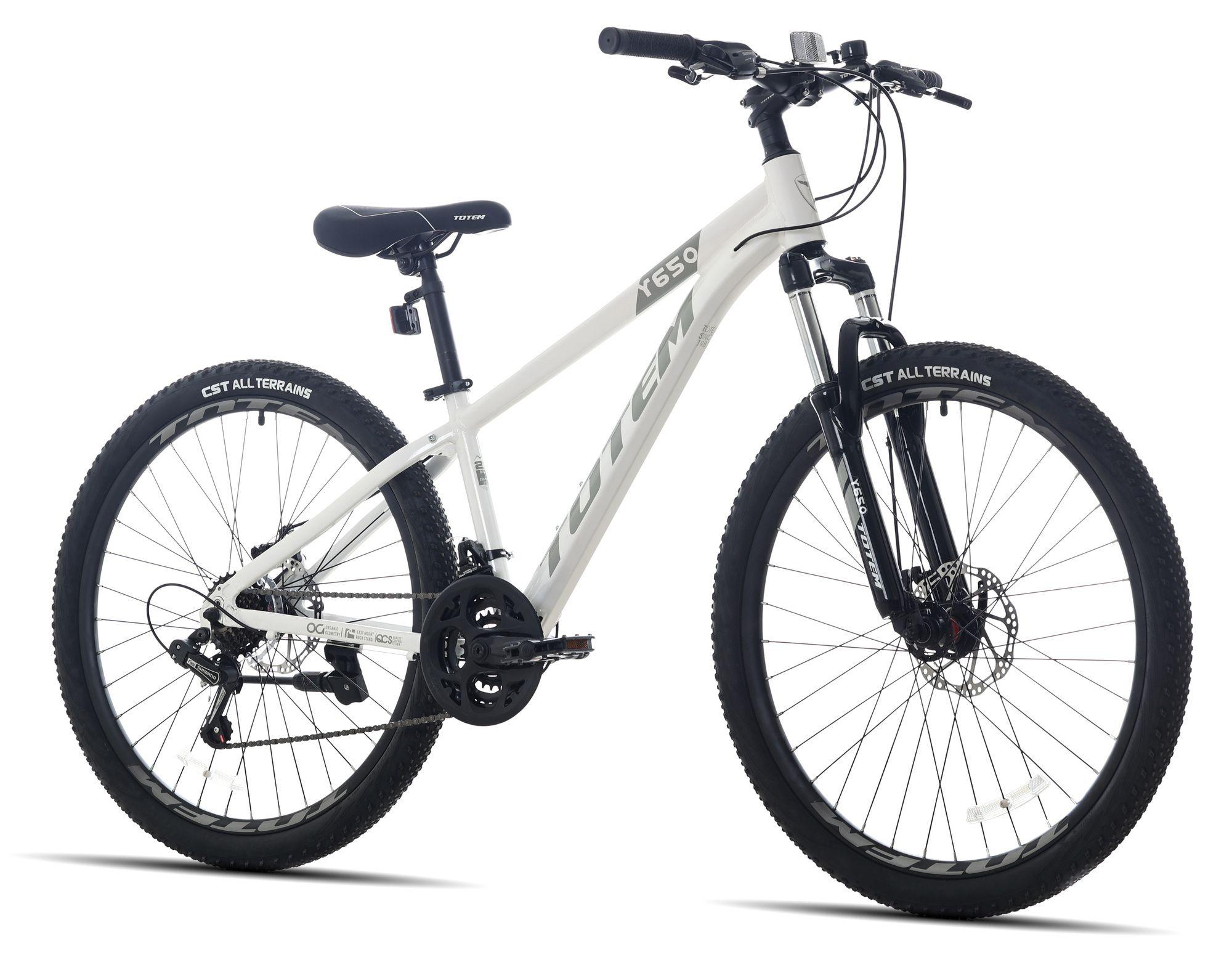 BICICLETA TOTEM MTB ARO 26 MODELO Y650 BLANCO GRIS-1