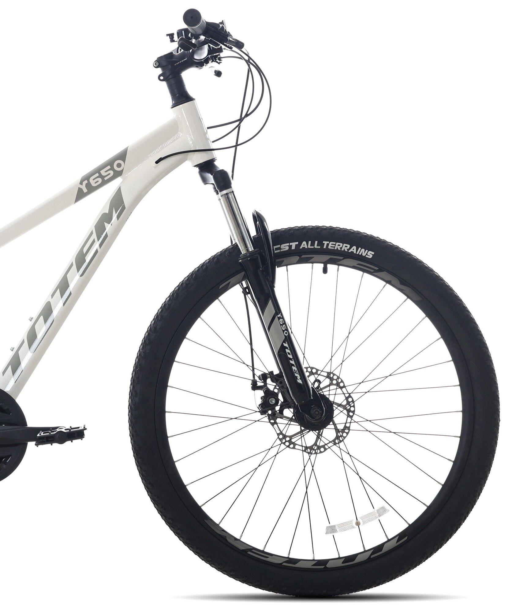 BICICLETA TOTEM MTB ARO 26 MODELO Y650 BLANCO GRIS-3