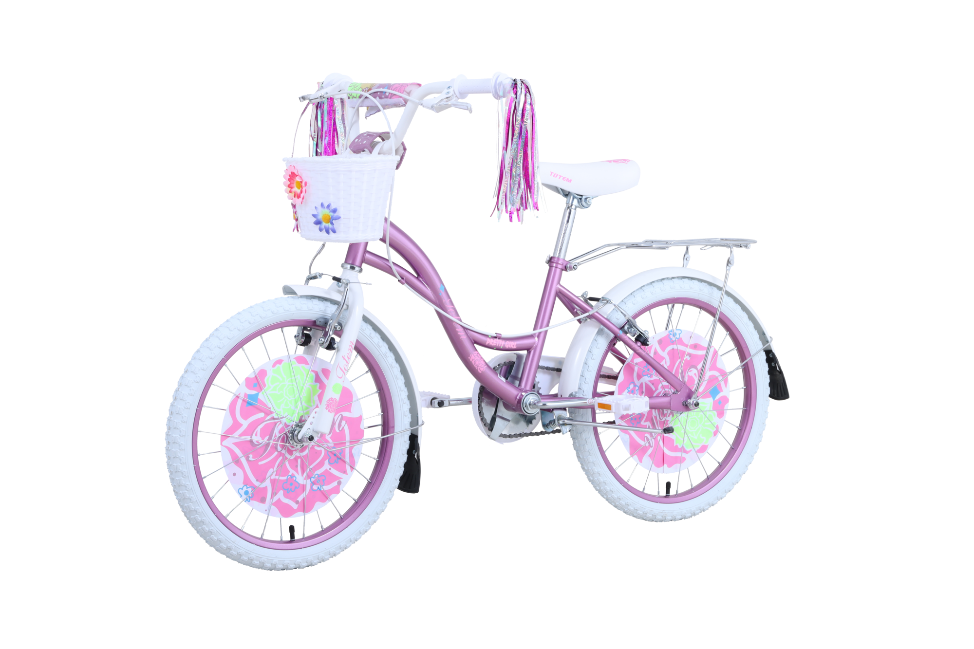 BICICLETA TOTEM INFANTIL ARO 20 PRETTY ROSADO-5