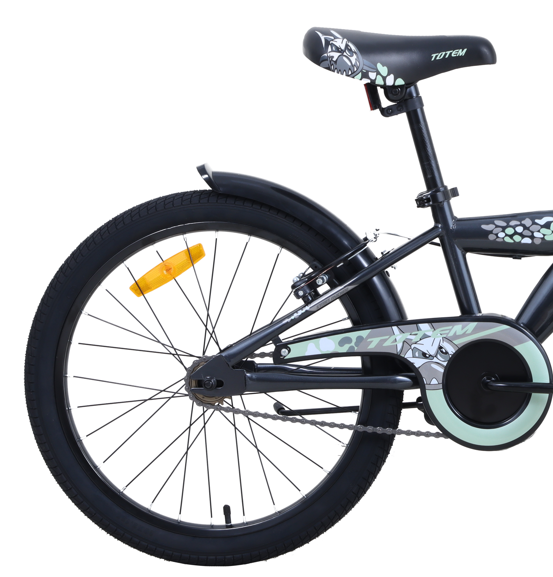 BICICLETA TOTEM INFANTIL ARO 20 ST MACHINE GRIS-3