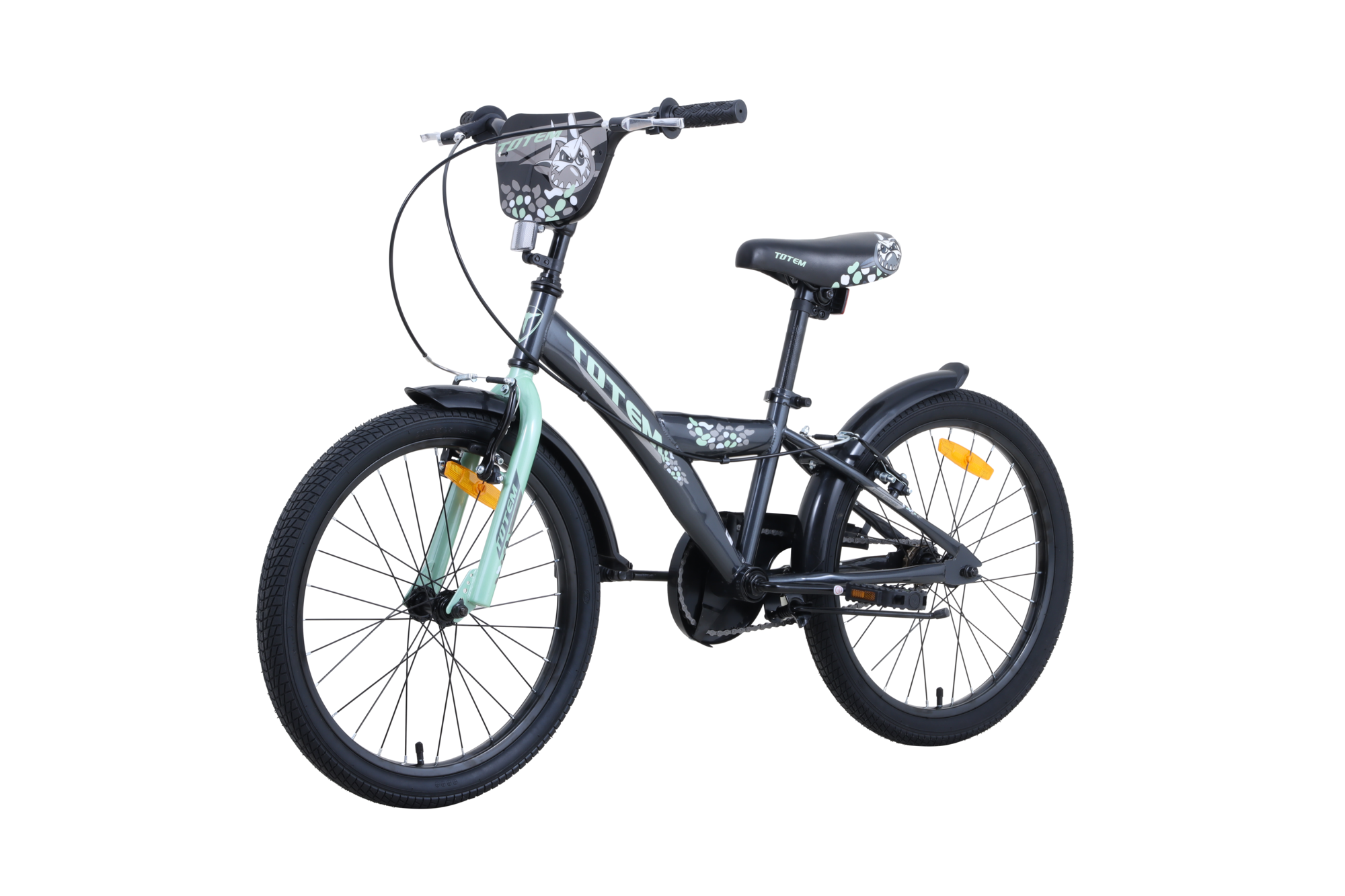 BICICLETA TOTEM INFANTIL ARO 20 ST MACHINE GRIS-5