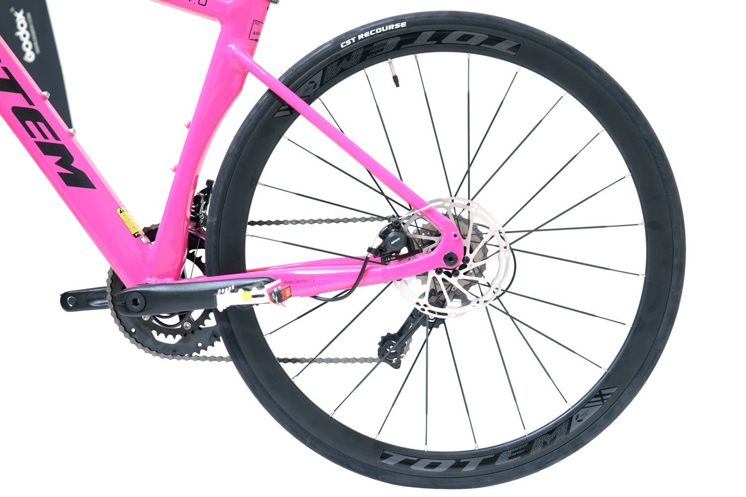 BICICLETA DE RUTA TOTEM TR 4.0 700X46 ROSADO-4