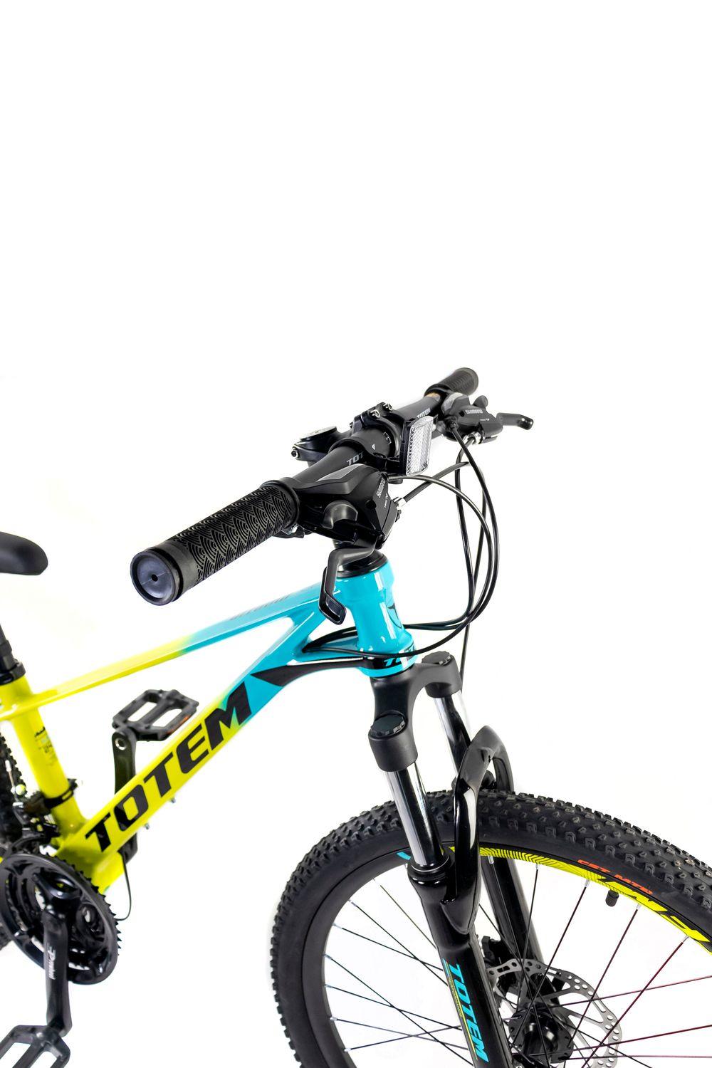 BICICLETA DE MAGNESIO TOTEM MTB ARO 24 MOD MARTIN AMARILLO-4
