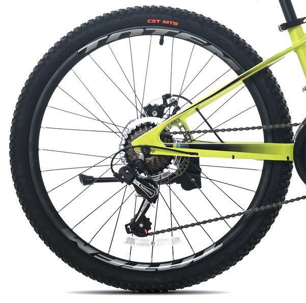 BICICLETA DE MAGNESIO TOTEM MTB ARO 24 MOD MARTIN AMARILLO-6