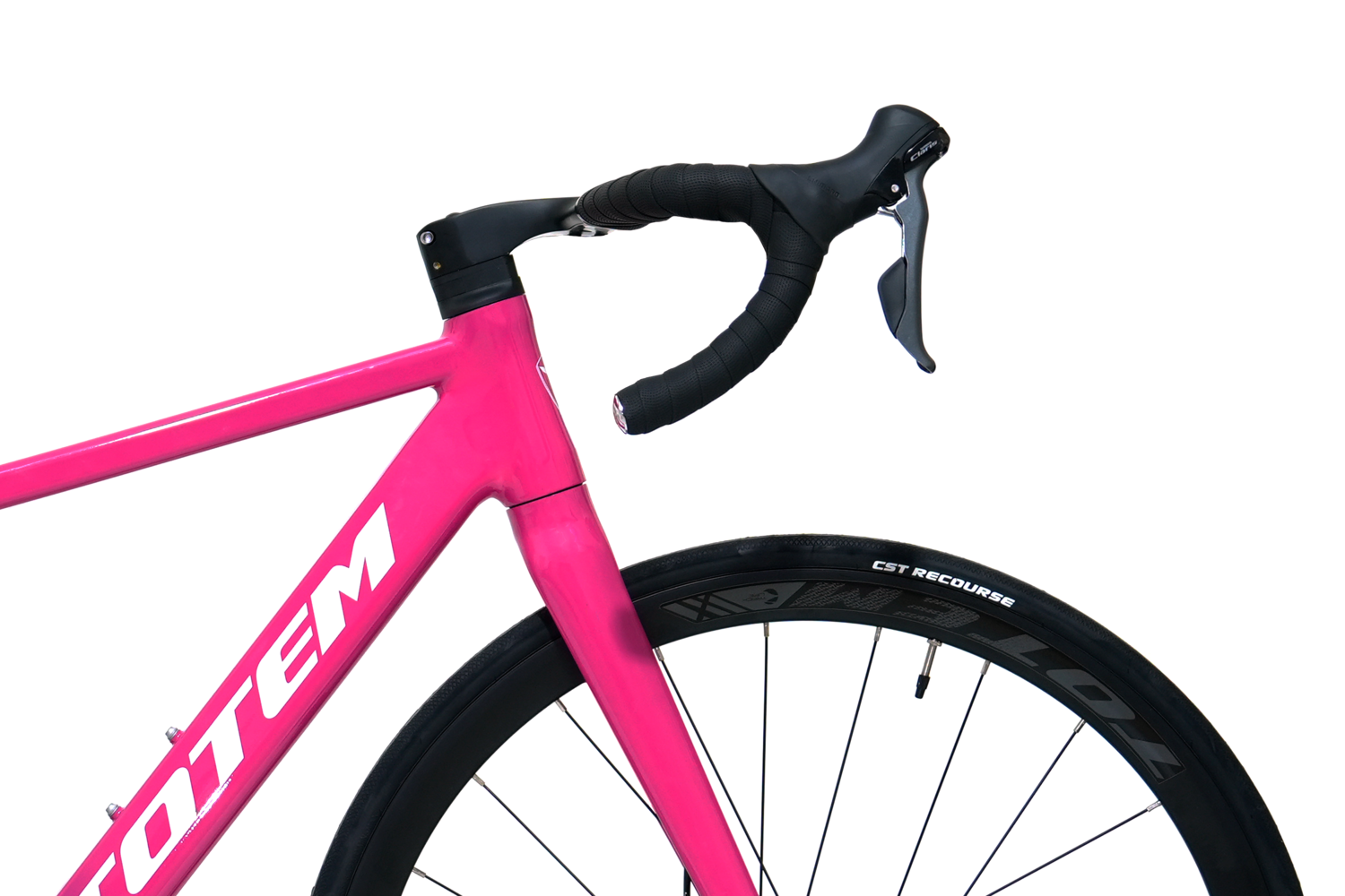 BICICLETA DE RUTA TOTEM TR 3.0 700X46 ROSADO-3