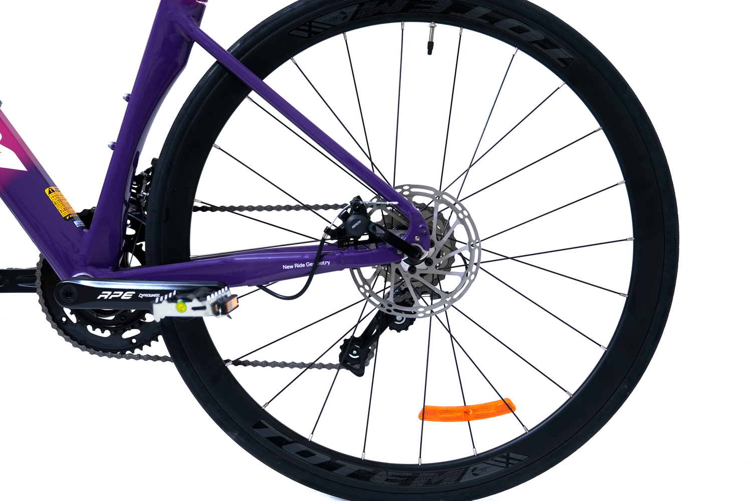 BICICLETA DE RUTA TOTEM TR 3.0 700X46 ROSADO-4