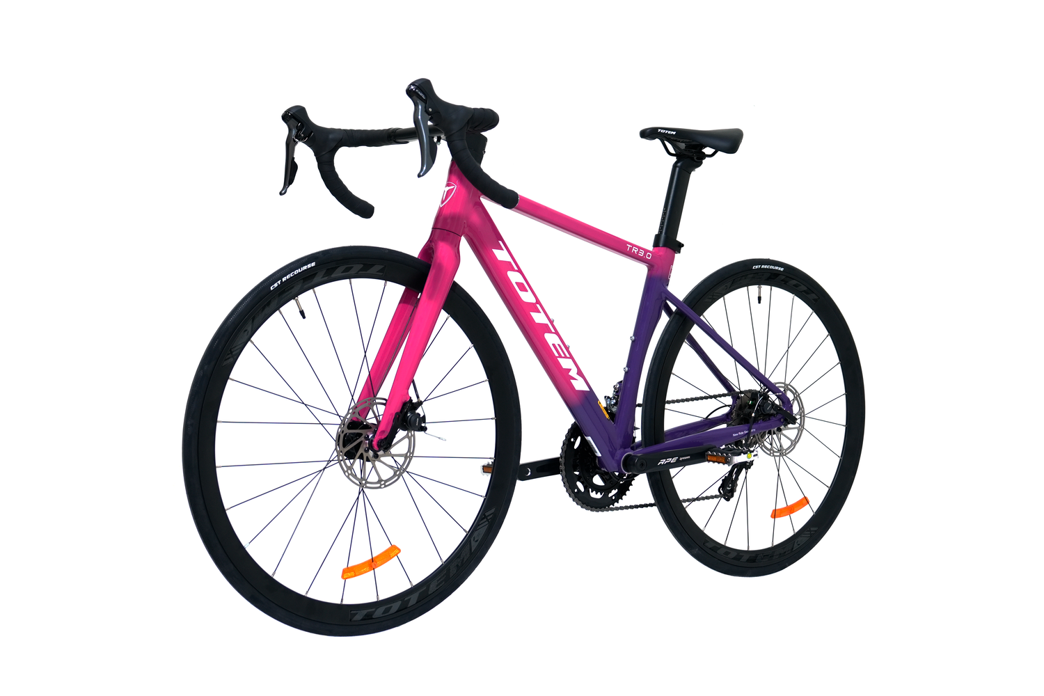 BICICLETA DE RUTA TOTEM TR 3.0 700X46 ROSADO-5
