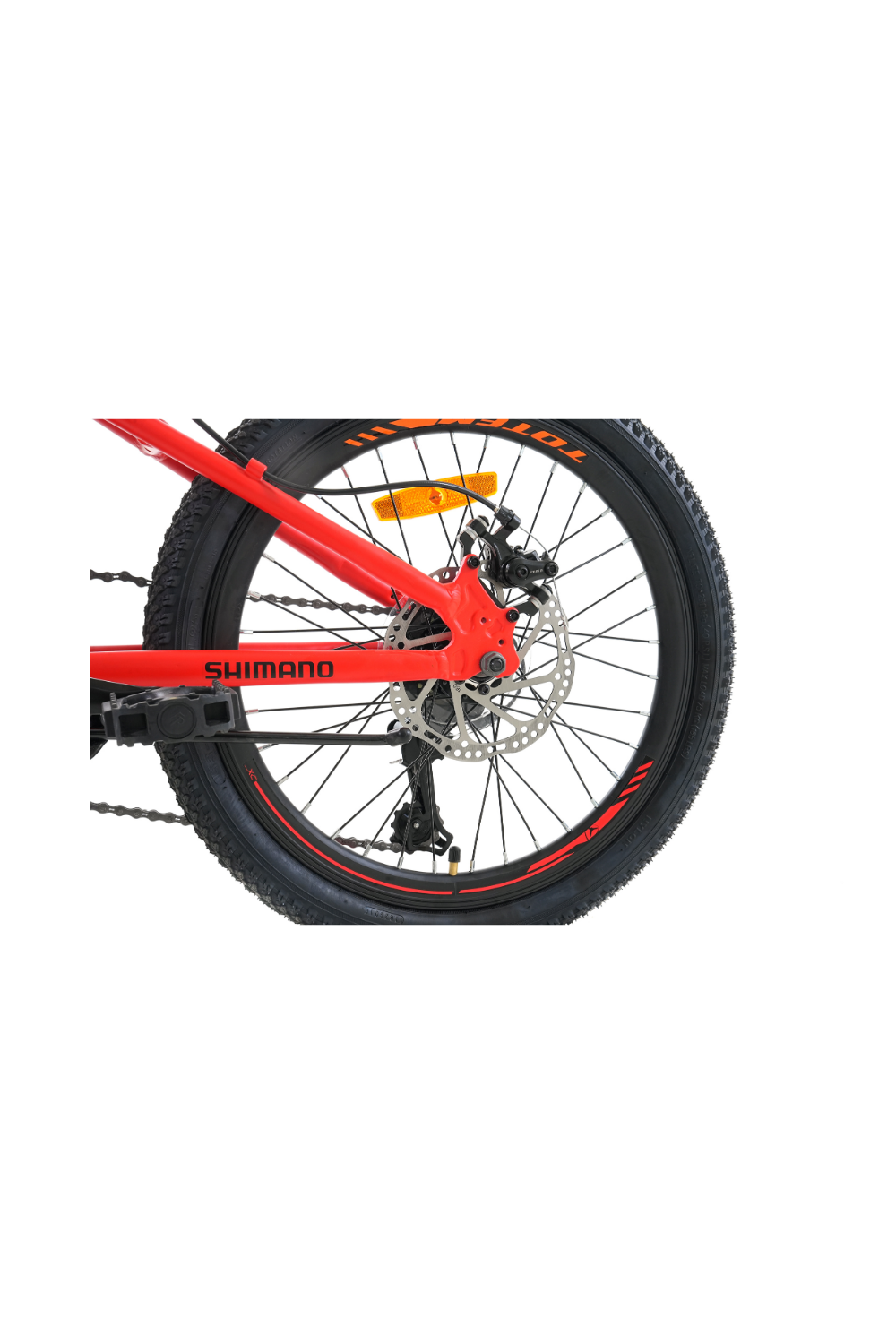 BICICLETA TOTEM MTB ARO 20 MODELO STORM ROJO-3