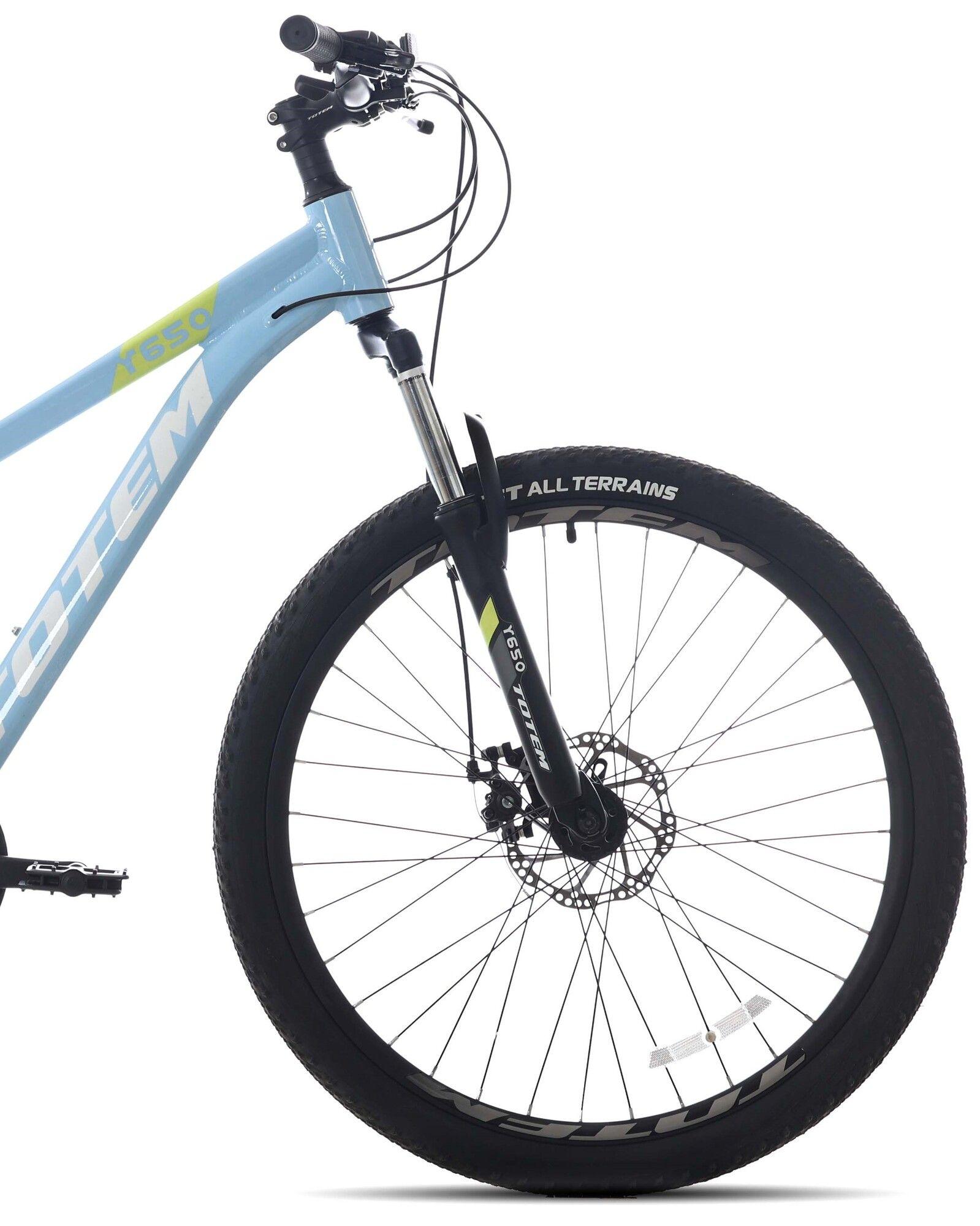 BICICLETA TOTEM MTB ARO 26 MODELO Y650 CELESTE VERDE-3