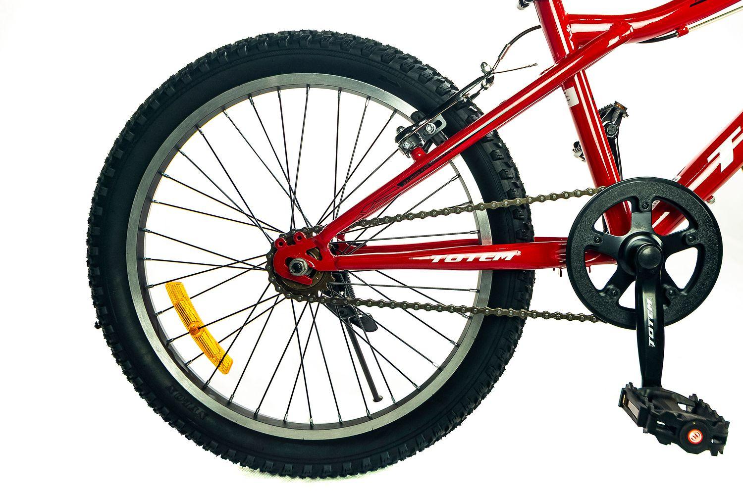 BICICLETA TOTEM MTB ARO 20 NOMAD COLOR ROJO-3
