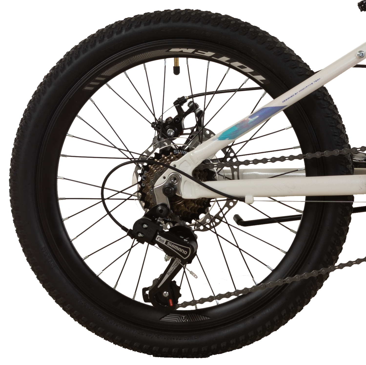 BICICLETA TOTEM MTB ARO 20 MODELO ELISE BLANCO-4