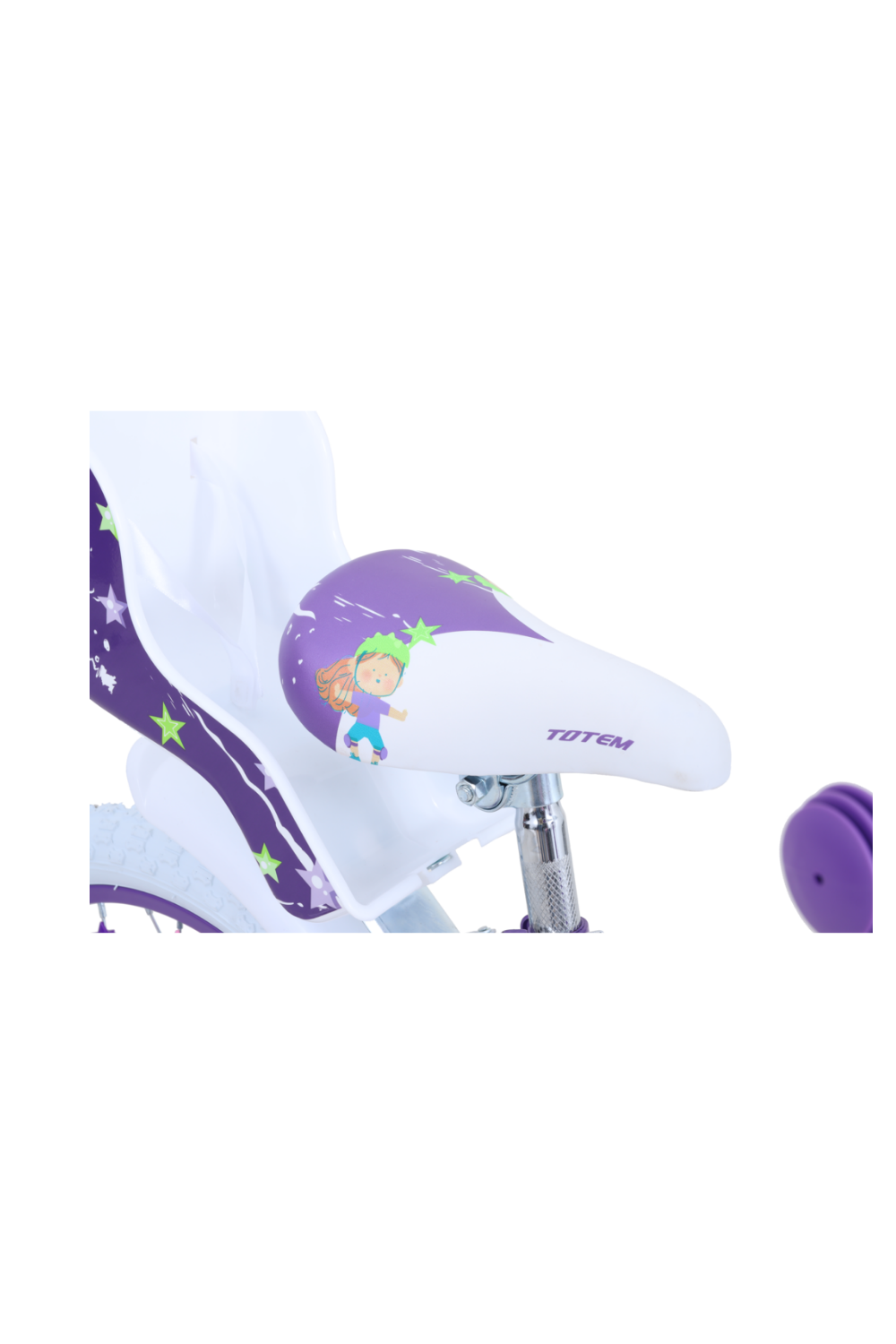 BICICLETA TOTEM INFANTIL ARO 16 MISS LILLY VIOLETA-2