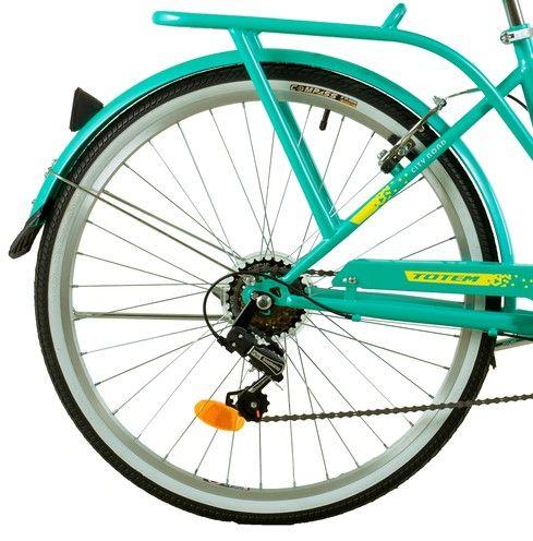 BICICLETA TOTEM CITY DAMA ARO 26 TURQUESA-4