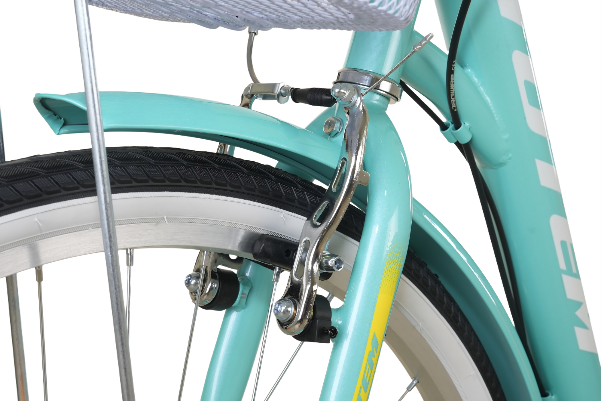 BICICLETA TOTEM CITY DAMA ARO 26 TURQUESA-6