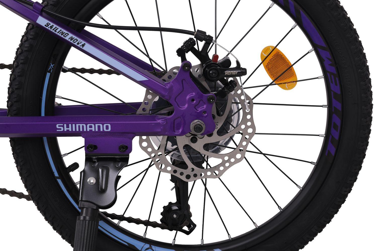 BICICLETA TOTEM MTB ARO 20 MODELO SAILING MORADO-3