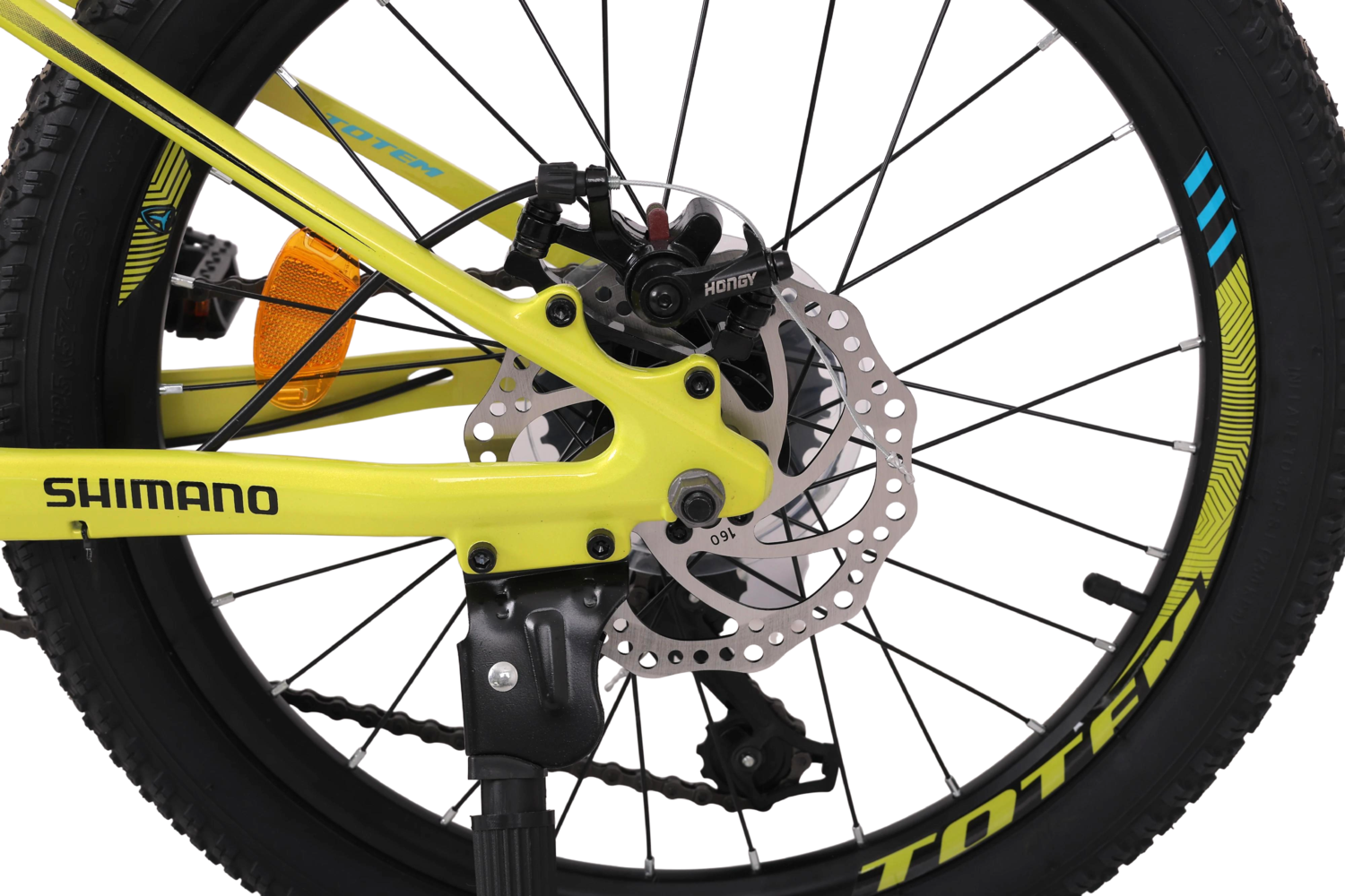BICICLETA TOTEM MTB ARO 20 MODELO MARTIN MAGNESIO AMARILLO-2