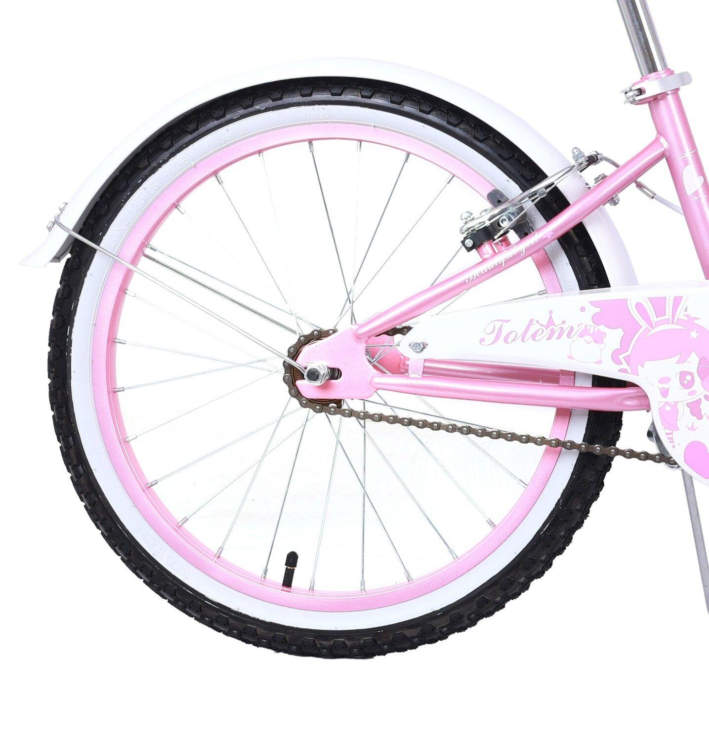BICICLETA NIÑA TOTEM  ARO 20 LITTLE ROUSE COLOR ROSADO-4