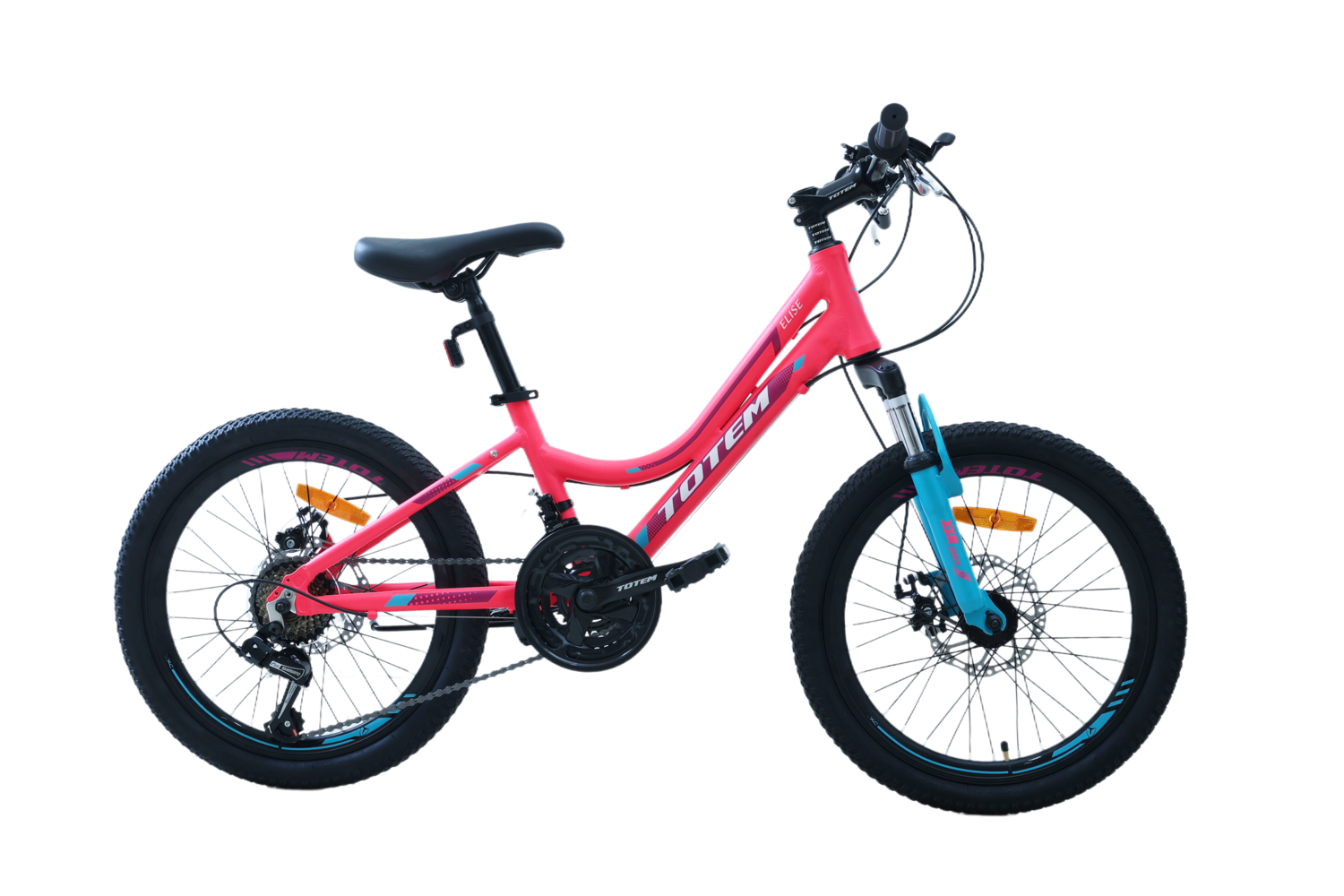 BICICLETA TOTEM MTB ARO 20 MODELO ELISE FUCSIA-0