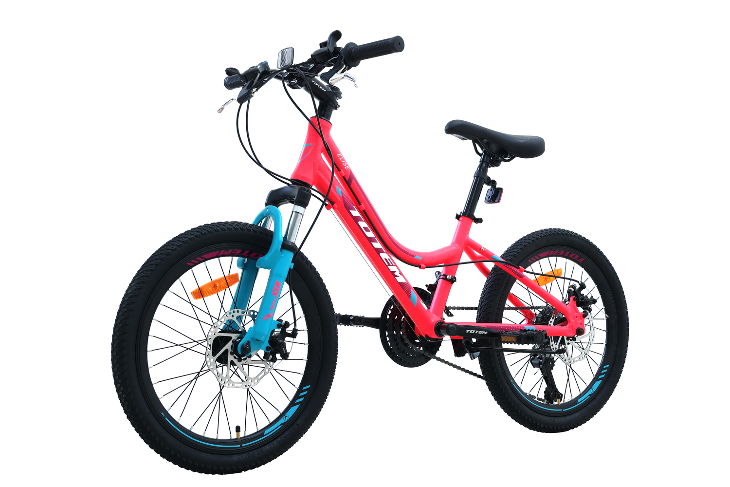 BICICLETA TOTEM MTB ARO 20 MODELO ELISE FUCSIA-3