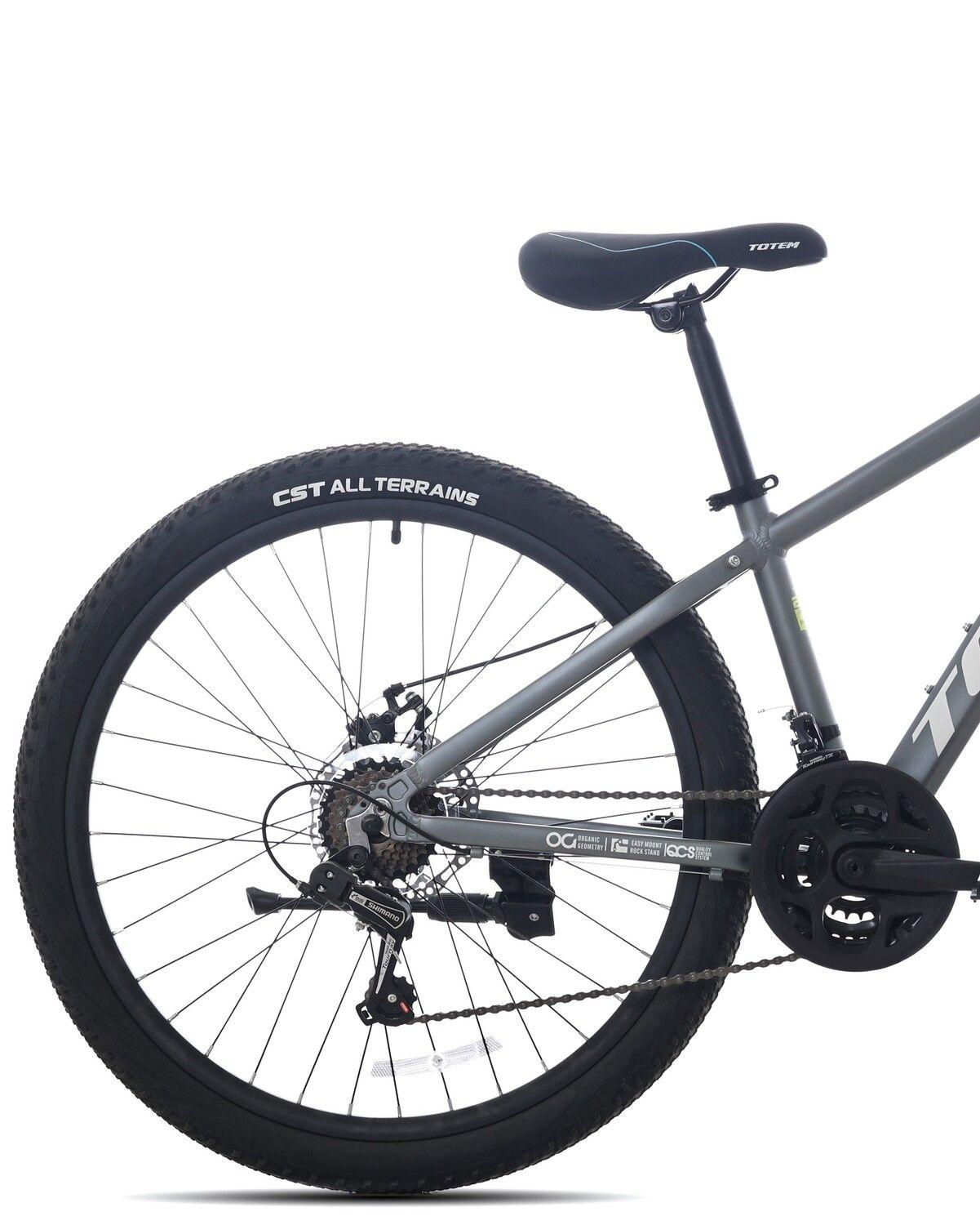 BICICLETA TOTEM MTB ARO 26 MODELO Y650 GRIS VERDE-2