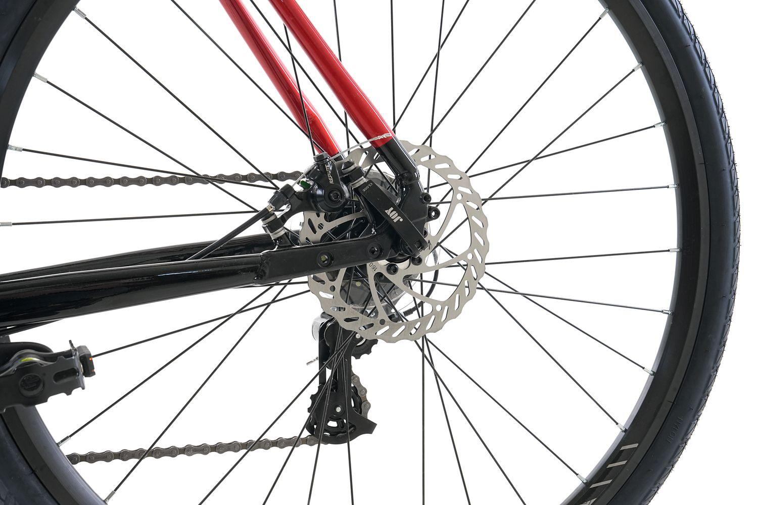 BICICLETA GRAVEL TOTEM 700*58 GRAVEL-X NEGRO ROJO-2