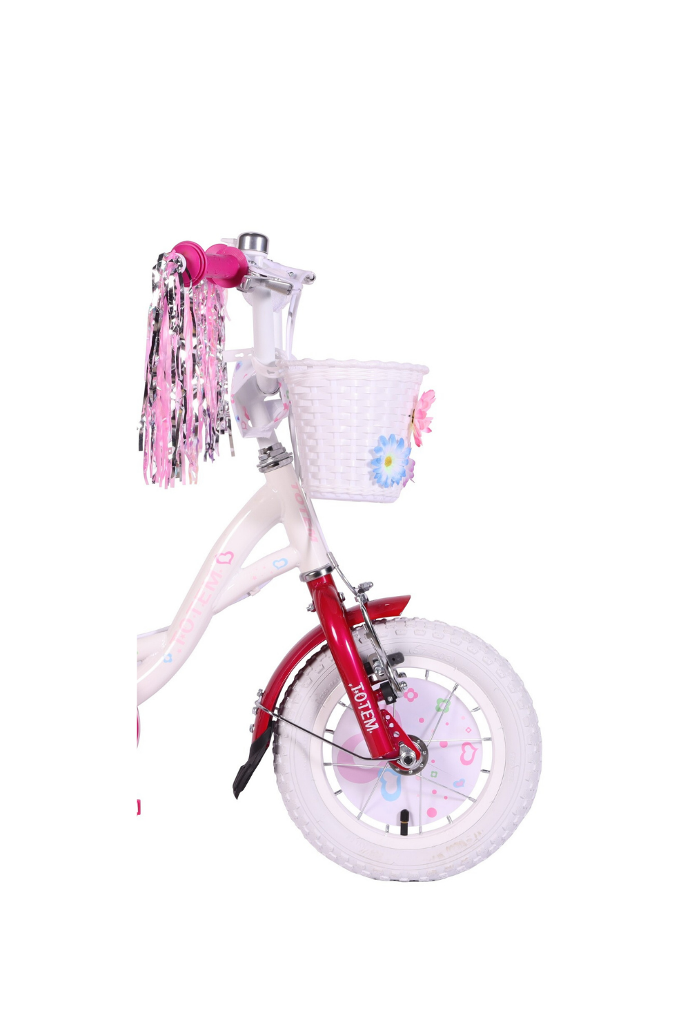 BICICLETA TOTEM INFANTIL ARO 12 PRETTY GIRL COLOR BLANCO-2