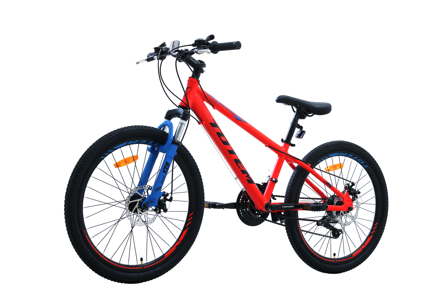 BICICLETA TOTEM MTB ARO 24 MODELO ATLANTIS ROJO-5
