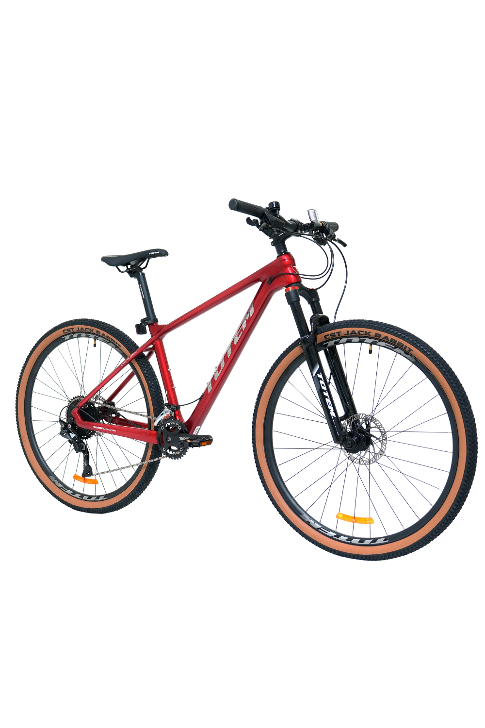 BICICLETA TOTEM MTB CARBONO PEGASUS ARO 29X16 ROJO-8