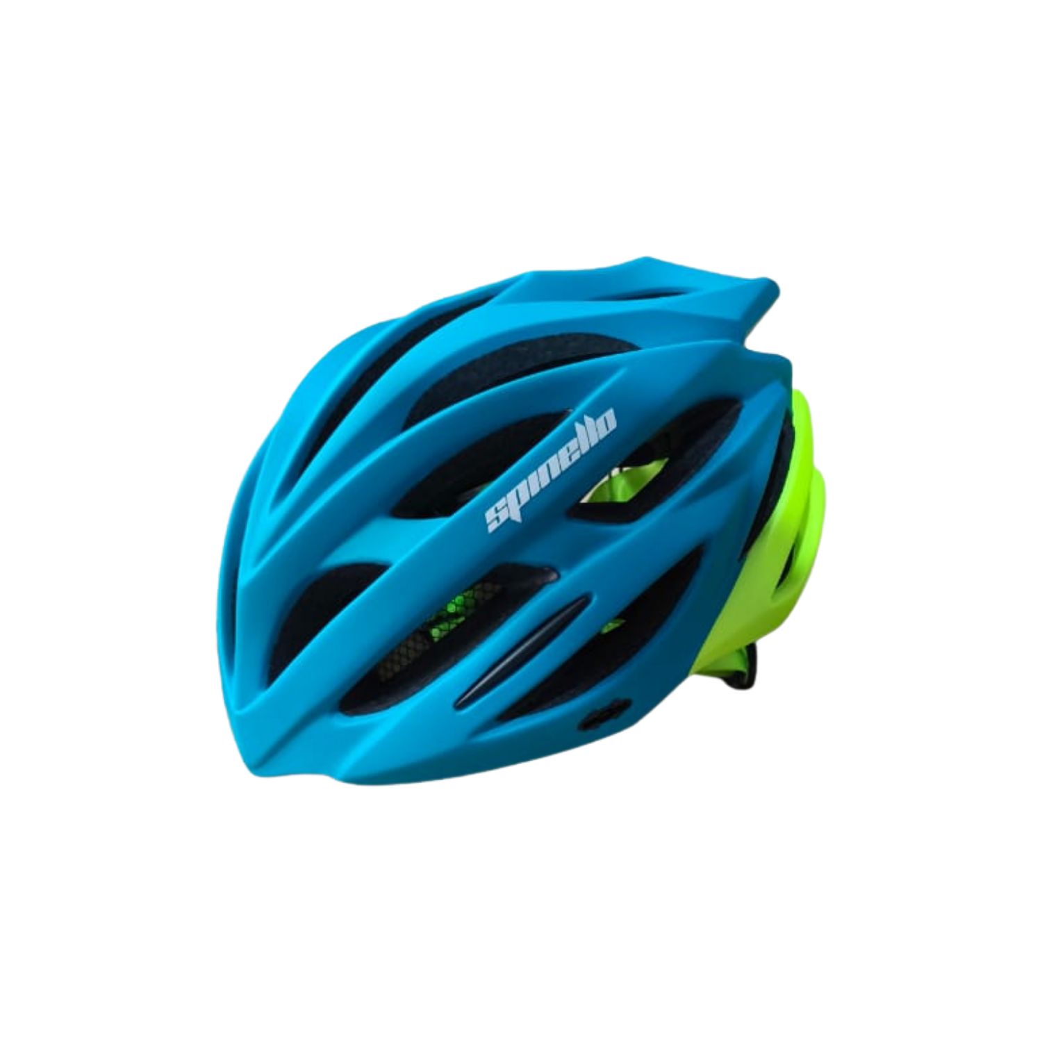 Casco De Bicicleta MTB Spinello HB31 Talla S-M Azul Amarillo-3