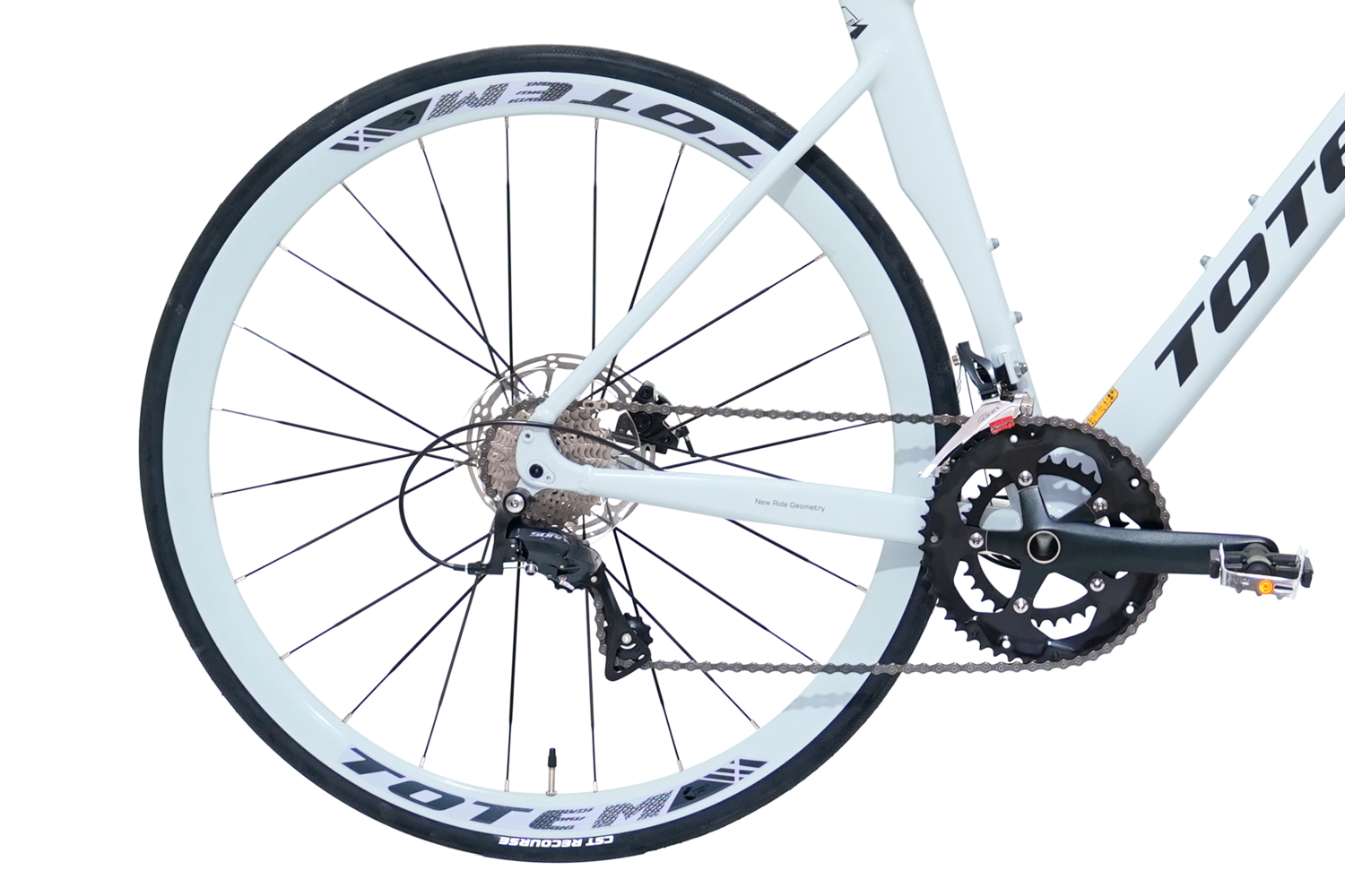 BICICLETA DE RUTA TOTEM TR 4.0 700X52 BLANCO-2