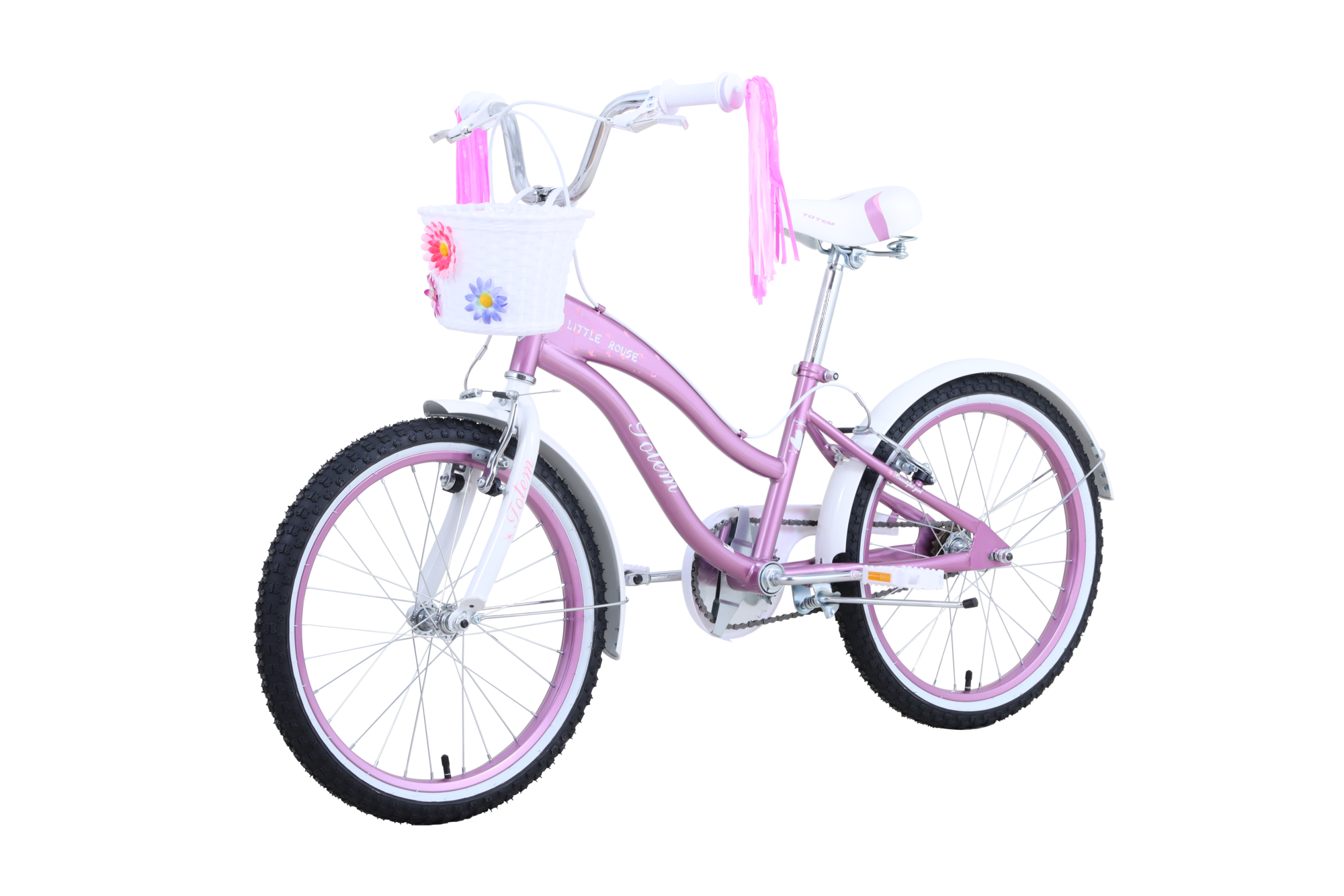 BICICLETA TOTEM INFANTIL ARO 20 LITTLE ROUSE ROSADO-5