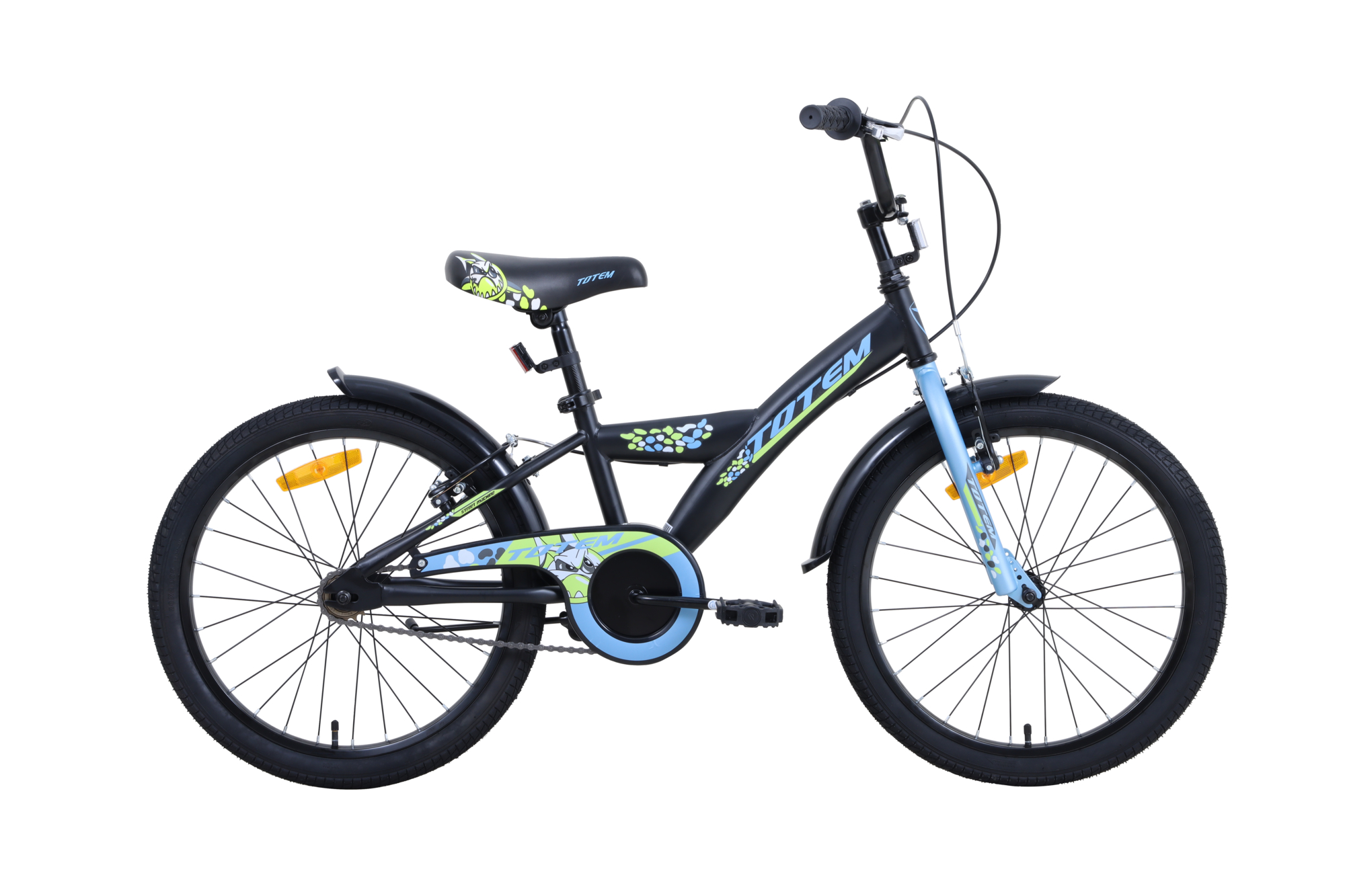 BICICLETA TOTEM INFANTIL ARO 20 ST MACHINE NEGRO-0