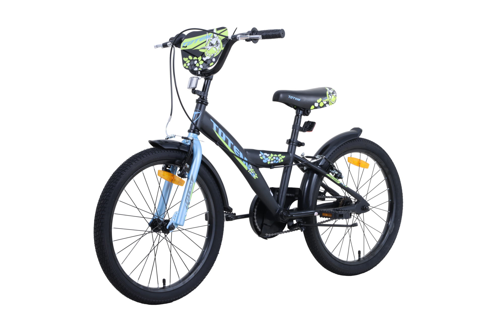BICICLETA TOTEM INFANTIL ARO 20 ST MACHINE NEGRO-4