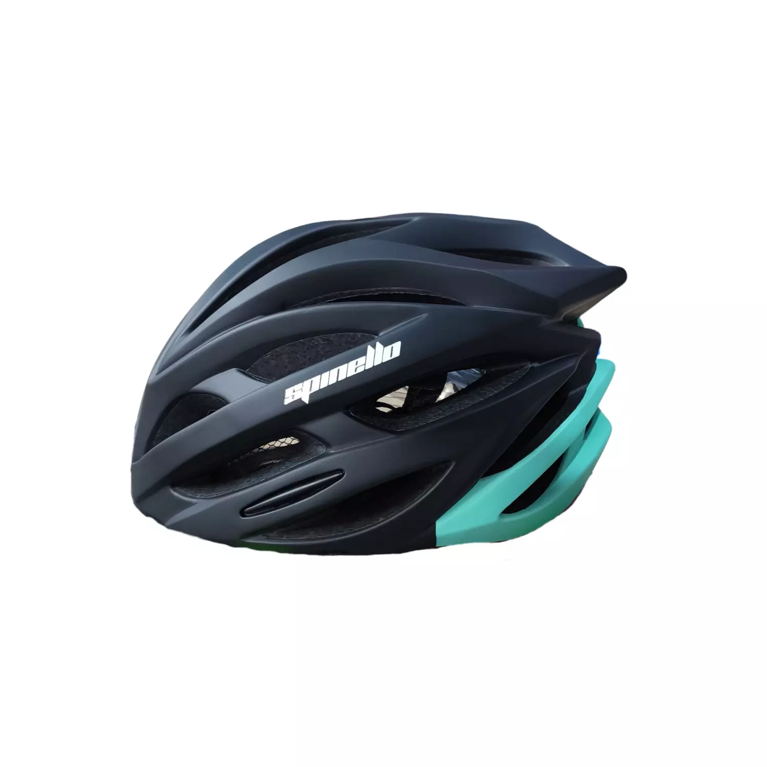Casco De Bicicleta MTB Spinello HB31 Talla L-XL Negro/Celest-3