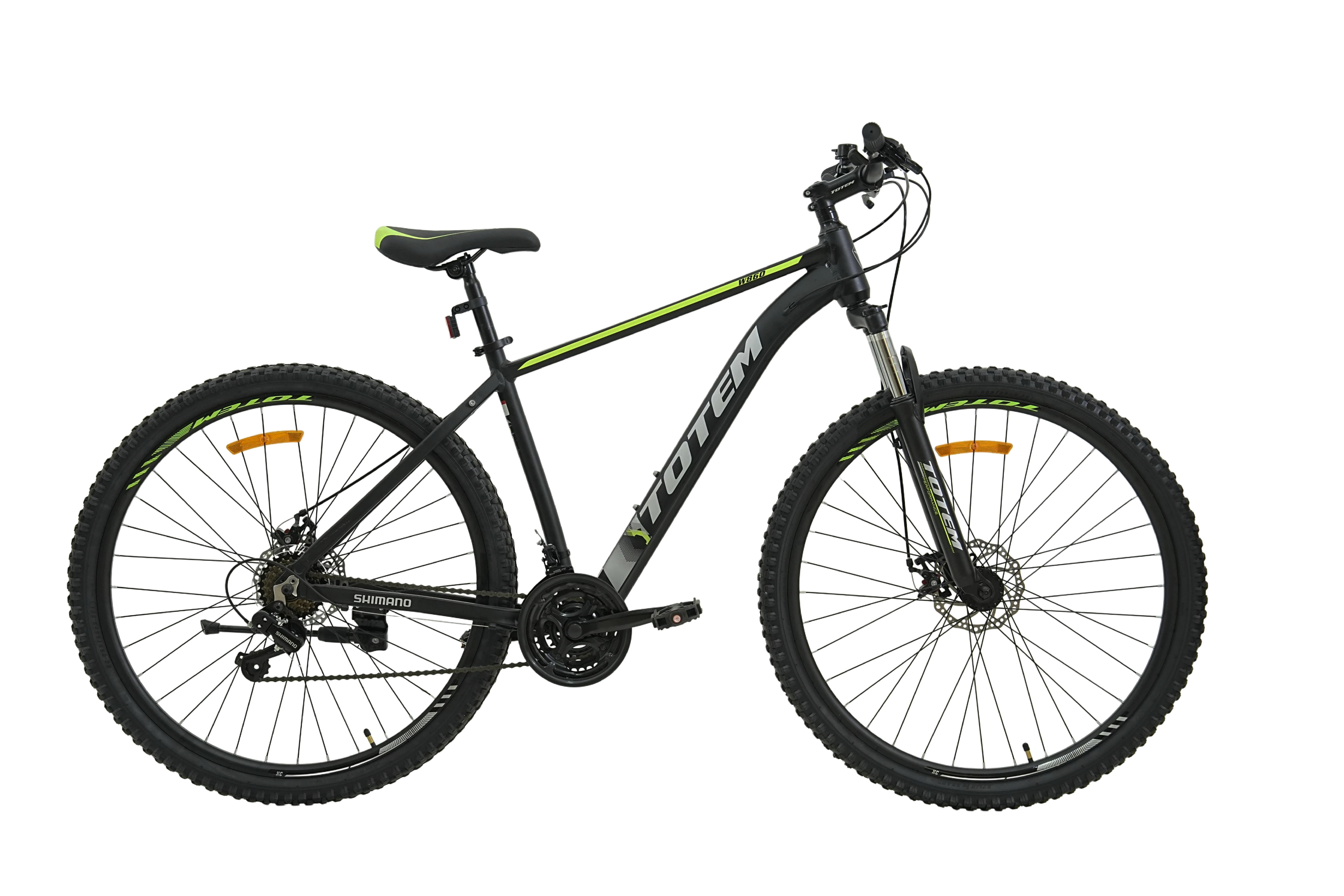 BICICLETA TOTEM MTB W860 ARO 29 TALLA 19 NEGRO VERDE-0