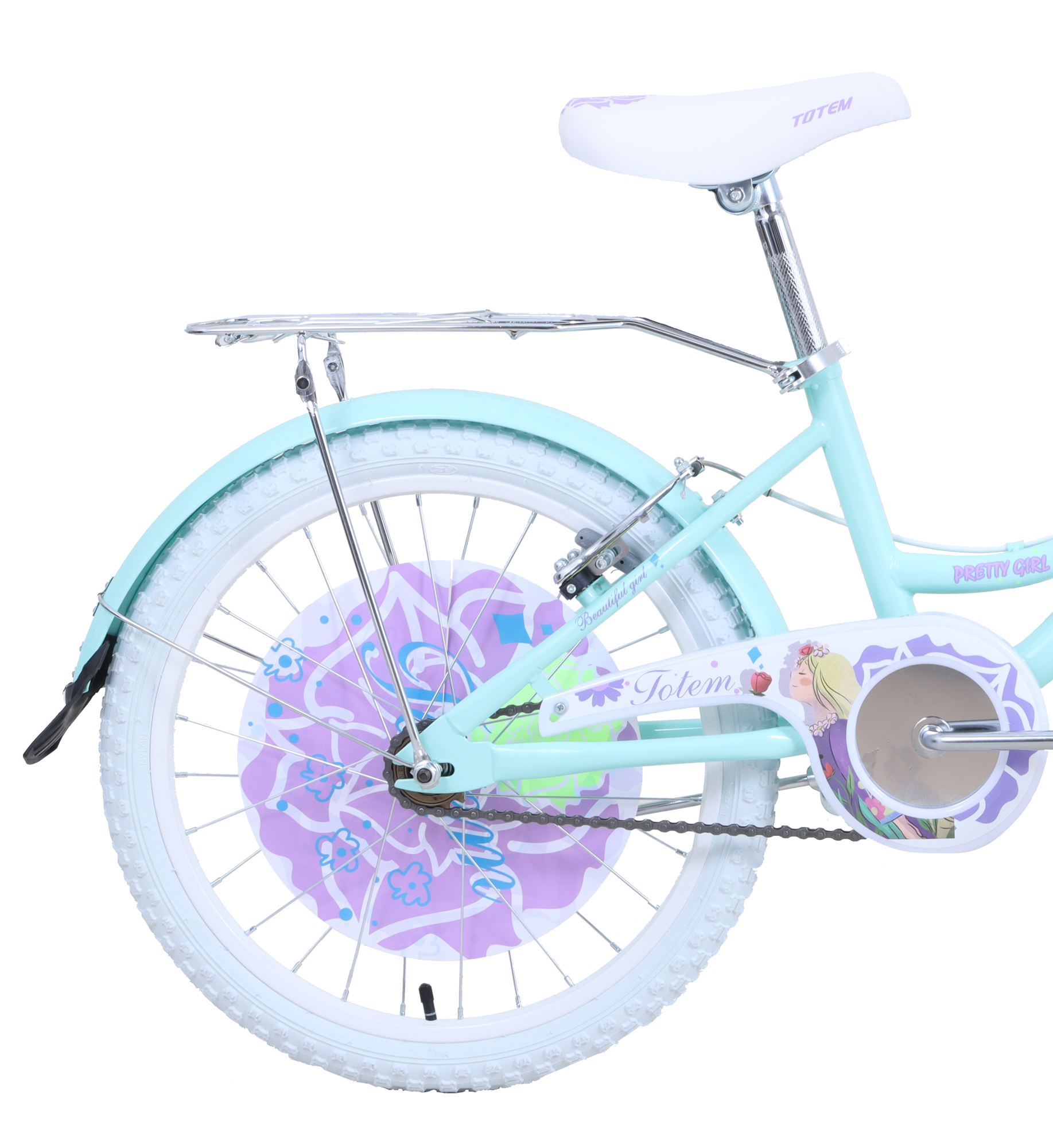 BICICLETA TOTEM INFANTIL ARO 20 PRETTY VERDE CIAN-3