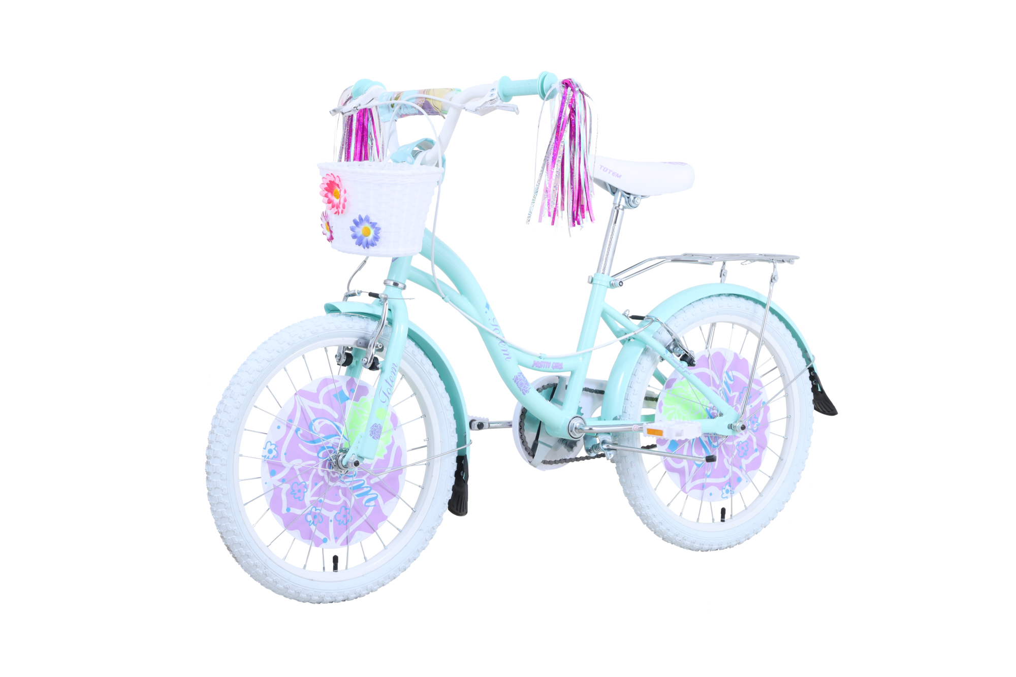BICICLETA TOTEM INFANTIL ARO 20 PRETTY VERDE CIAN-5