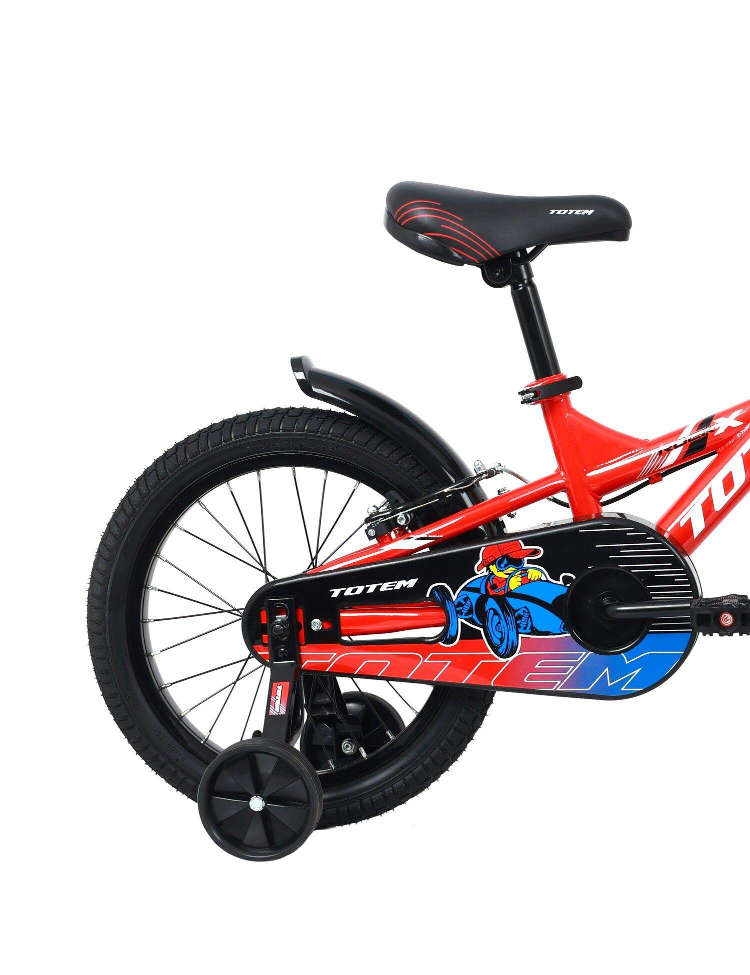 BICICLETA TOTEM INFANTIL ARO 16 ROCK-X  COLOR ROJO-3