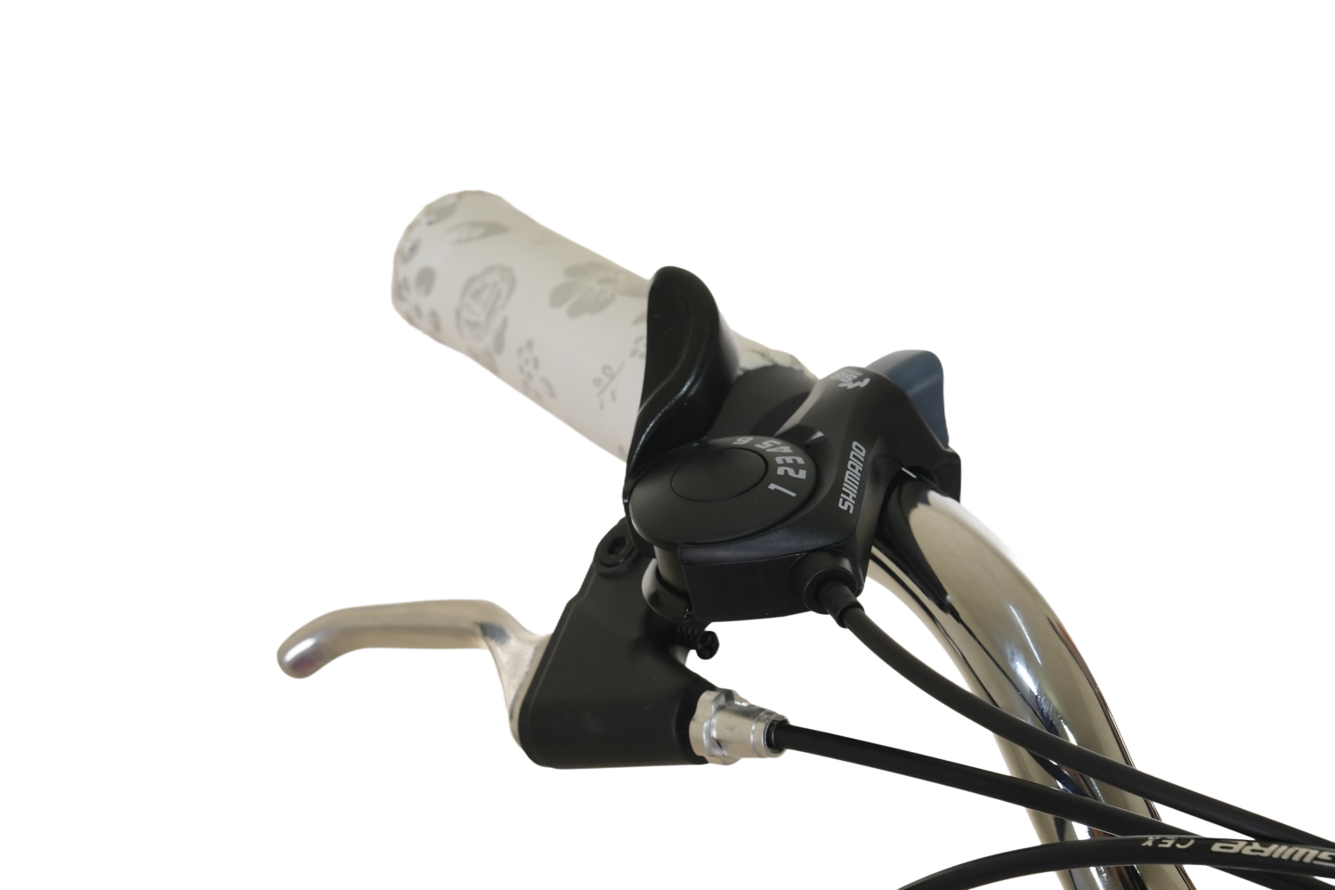 BICICLETA TOTEM CITY DAMA ARO 26 GRIS CON FUCSIA-2