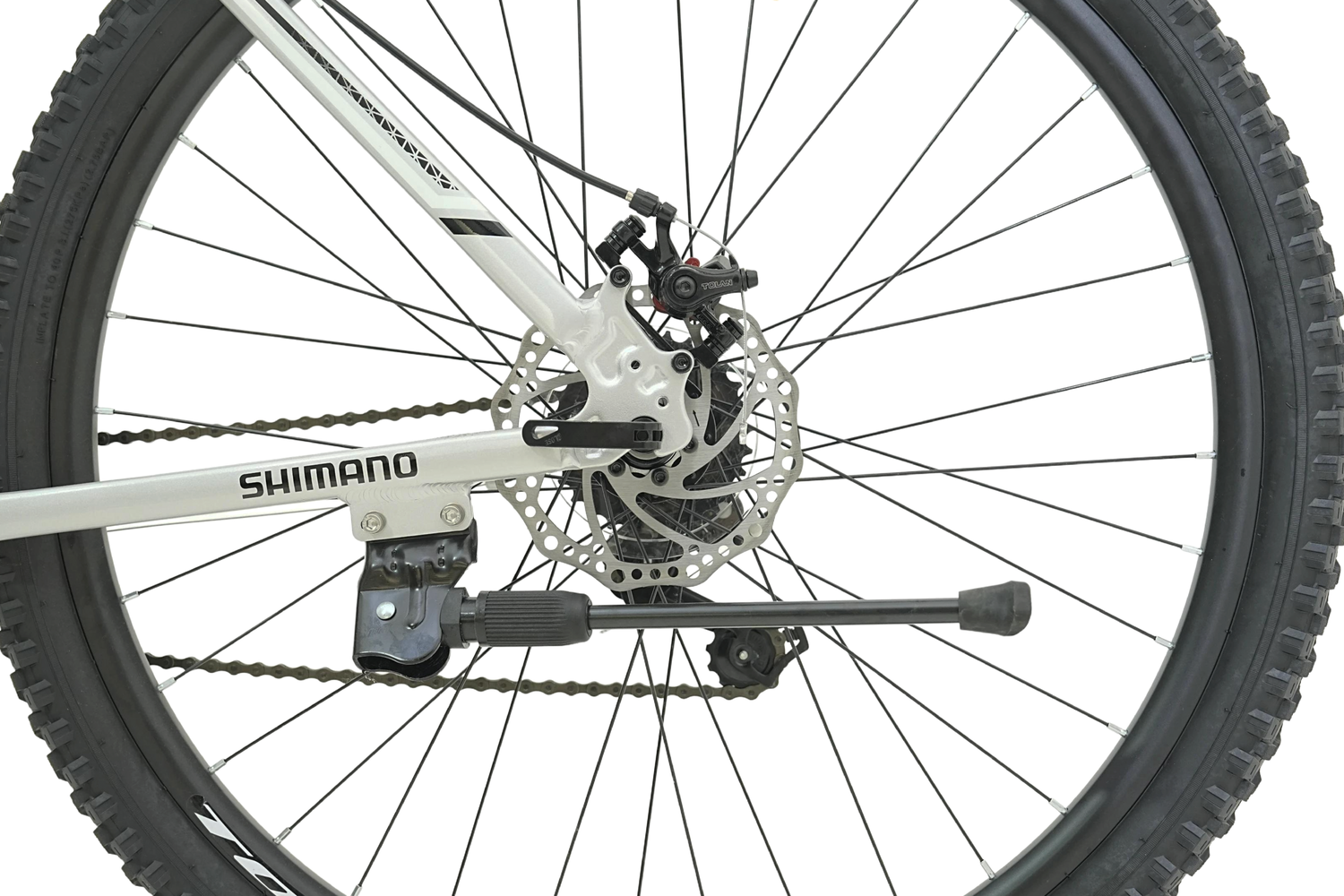 BICICLETA TOTEM MTB W760 ARO 29 TALLA 17 PLATEADO-3