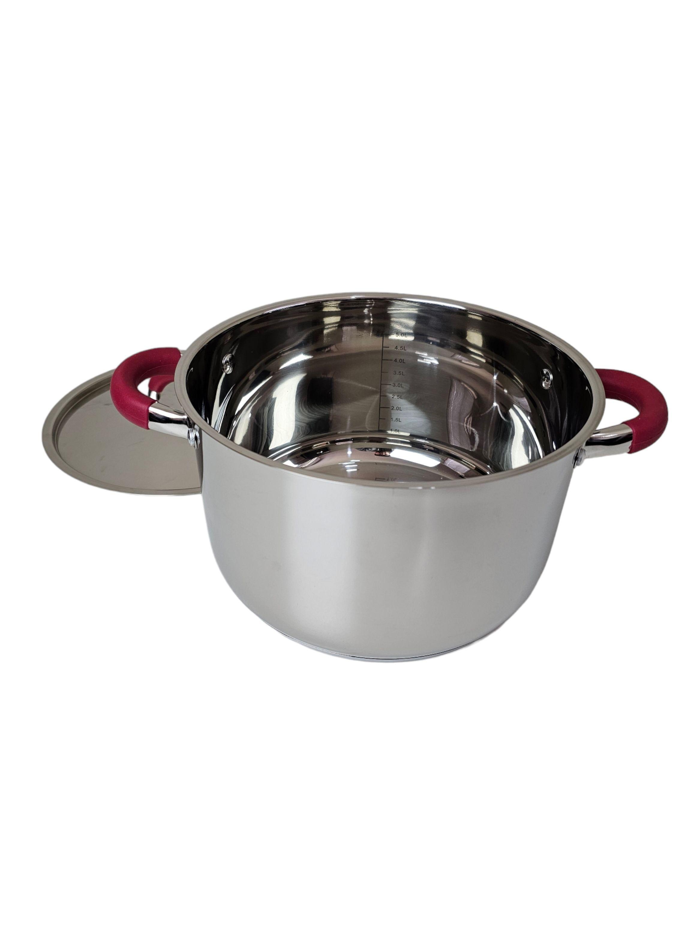 Cacerola 20cm Acero Inoxidable-1