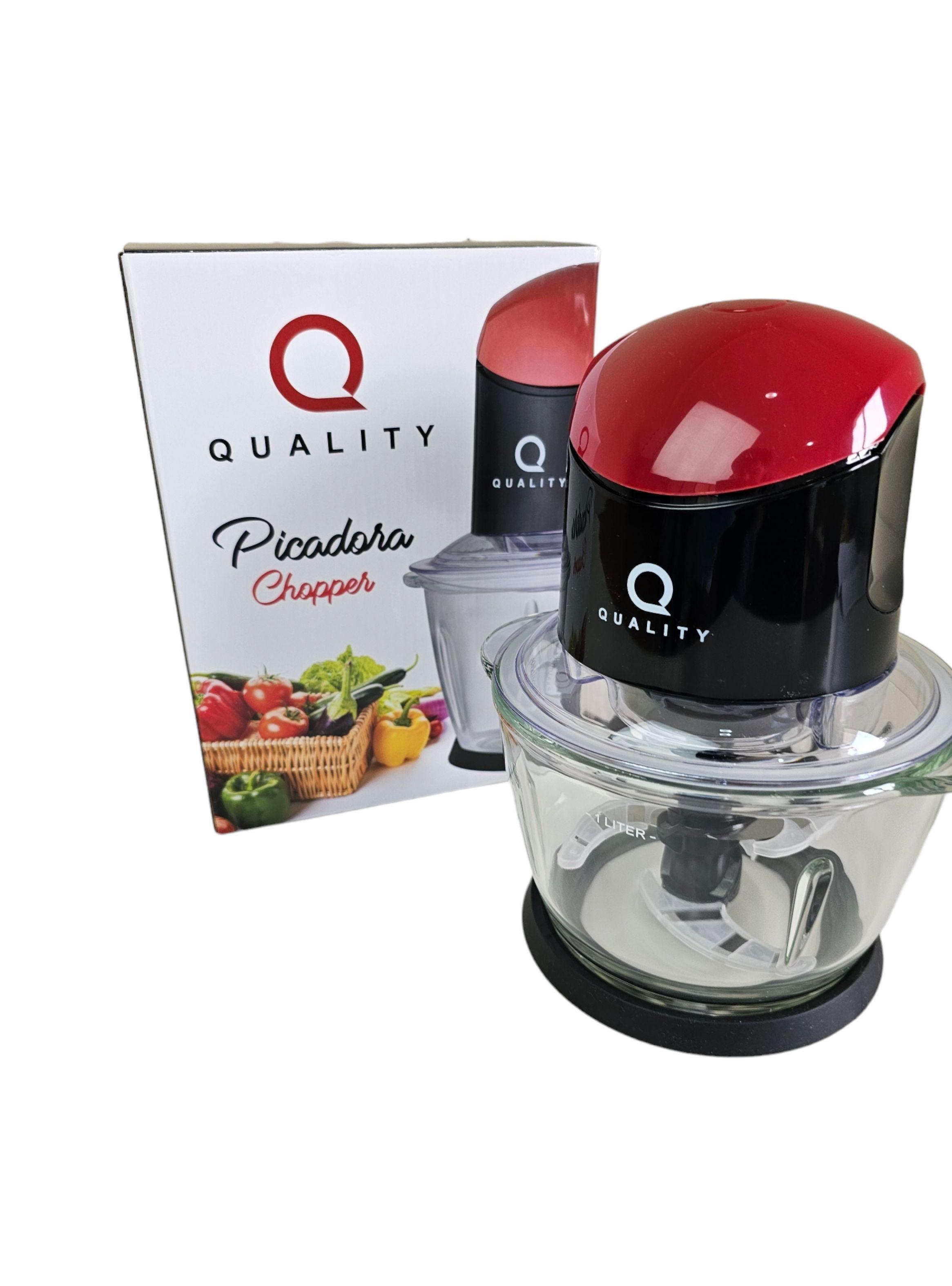 PICADORA CHOPPER 1 LITRO CUCHILLA ACERO INOXIDABLE-3