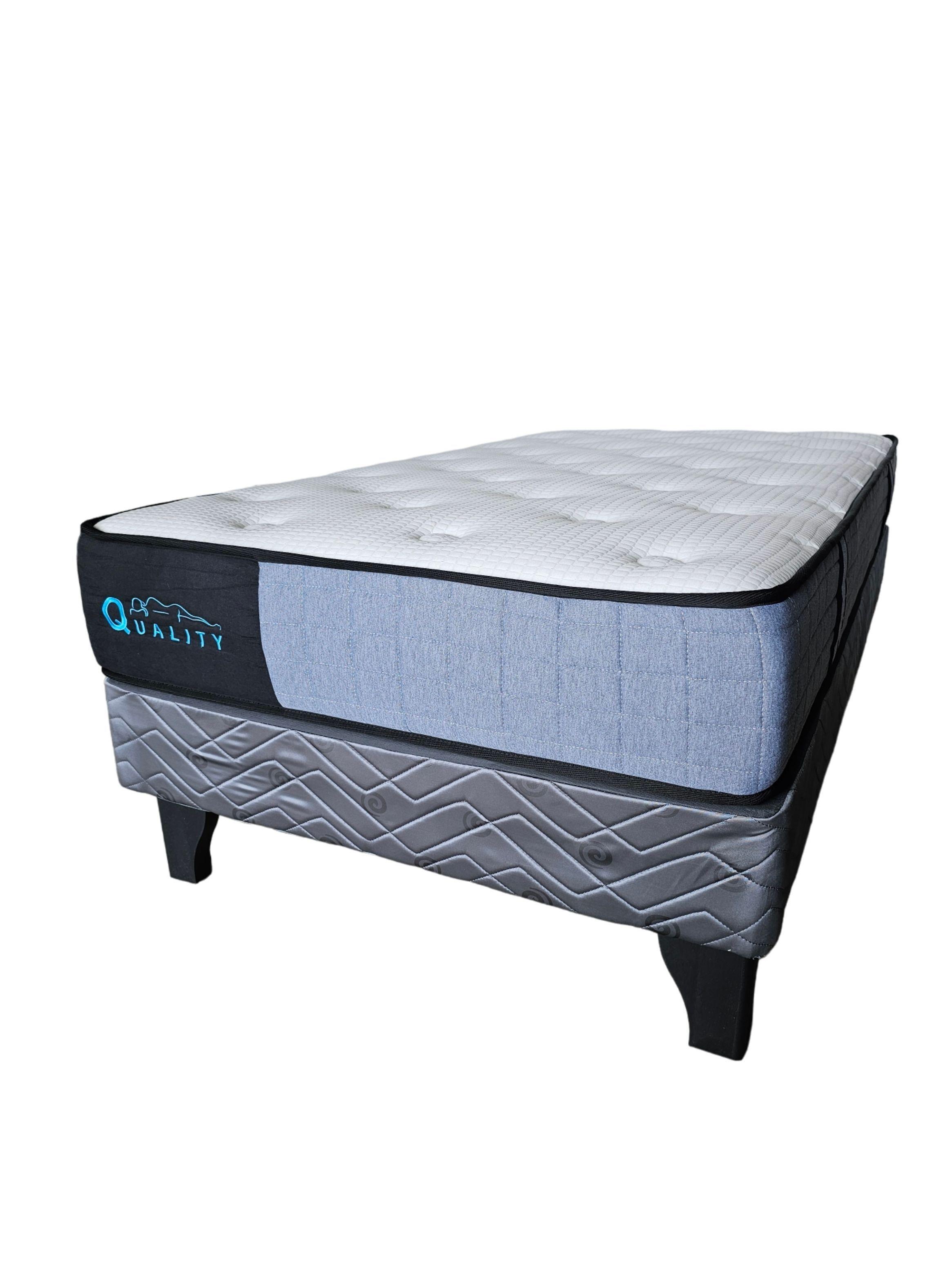 COLCHON 1 PLAZA C/RESORTES 90X190X26CM GRIS-3