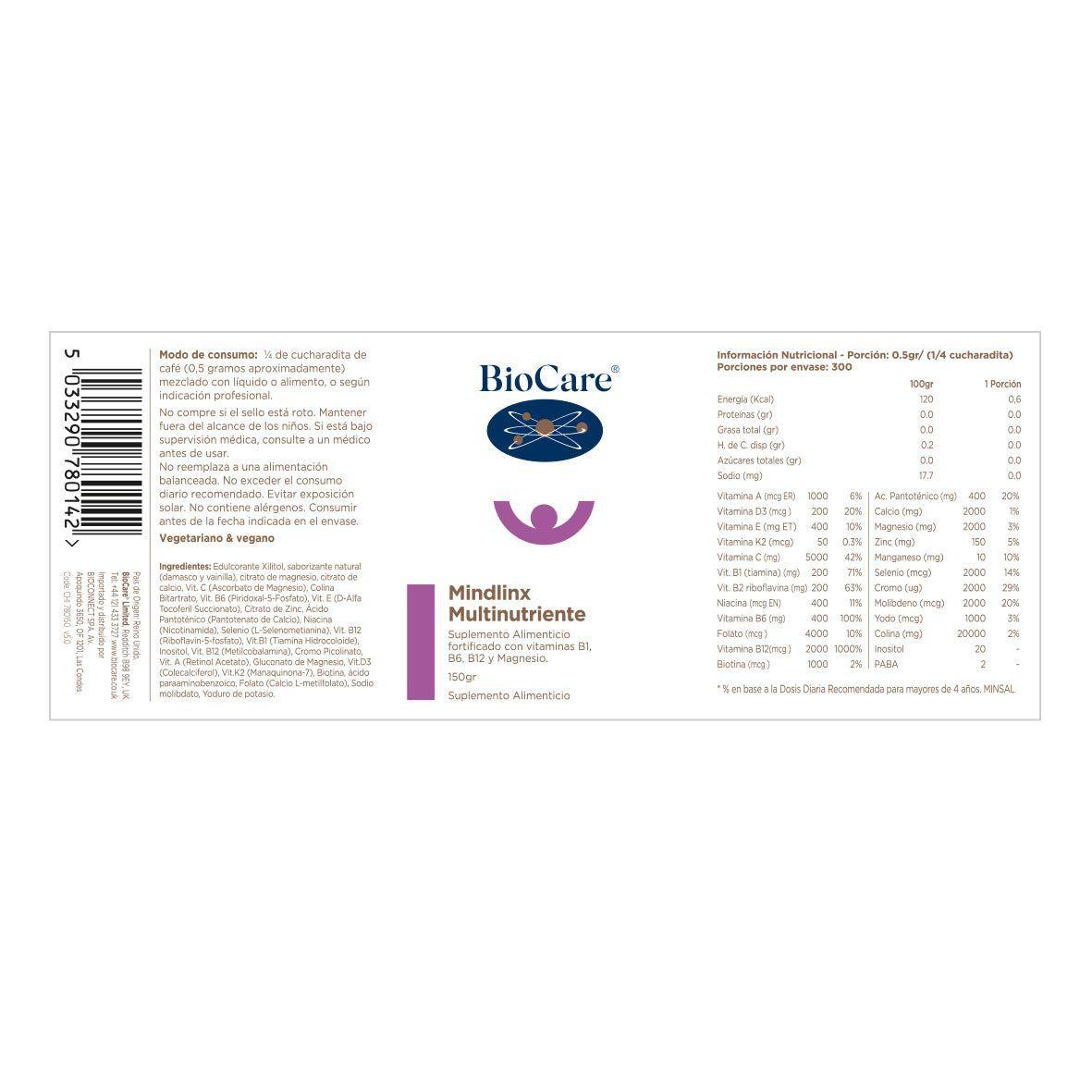 Vitaminas - Mindlinx Multinutriente en Polvo-2